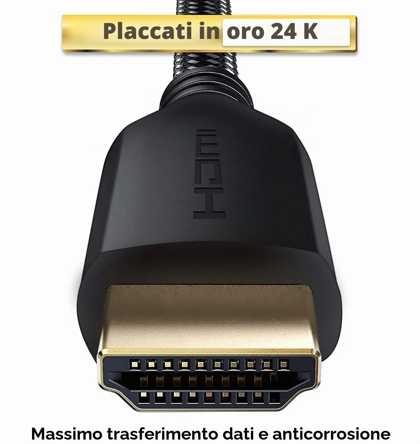 PowerBear Cavo HDMI 4K 15m, Alta Velocità, Nylon Intrecciato, 60Hz, Ultra HD, ARC e CL3 - immagine 6