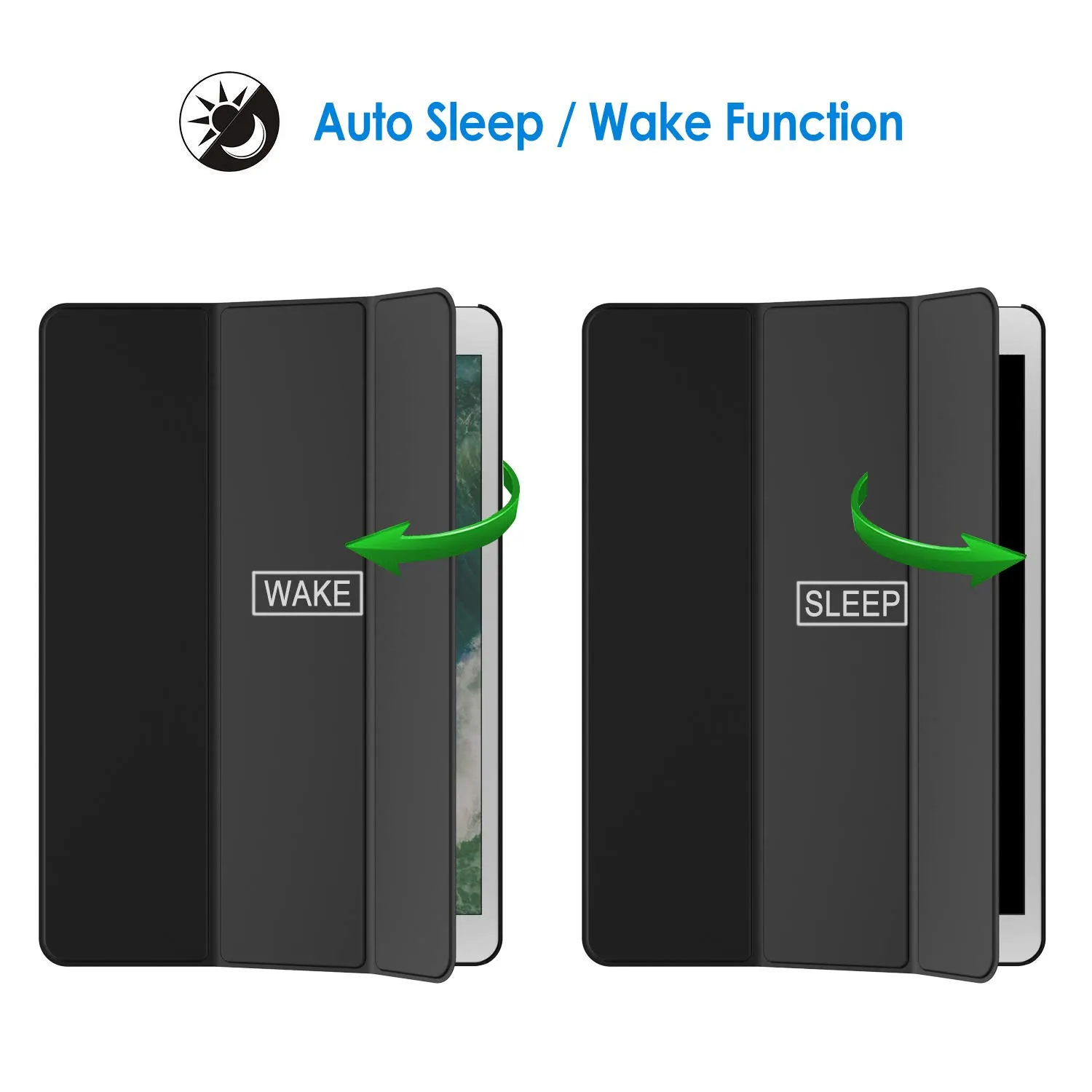 JETech Custodia per iPad Pro 10,5" (2017) e iPad Air 3ª Gen (2019), Nero - immagine 6