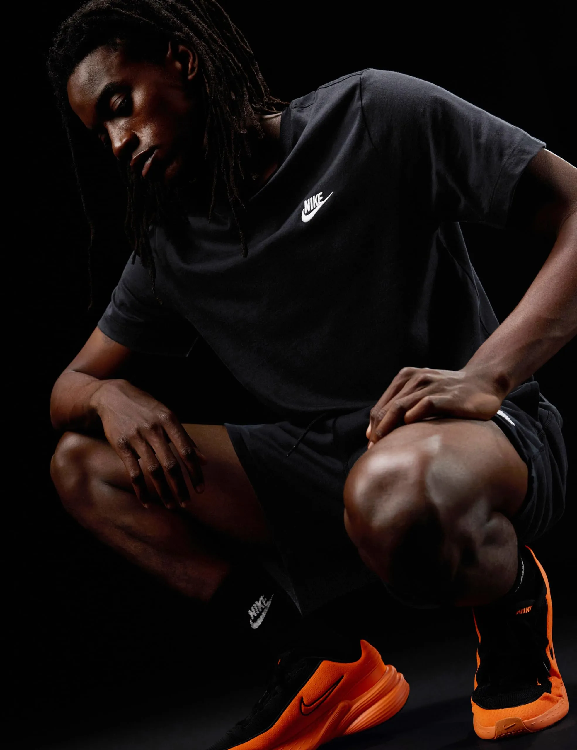 Nike NSW Club Tee, Black White, L Uomo - immagine 2