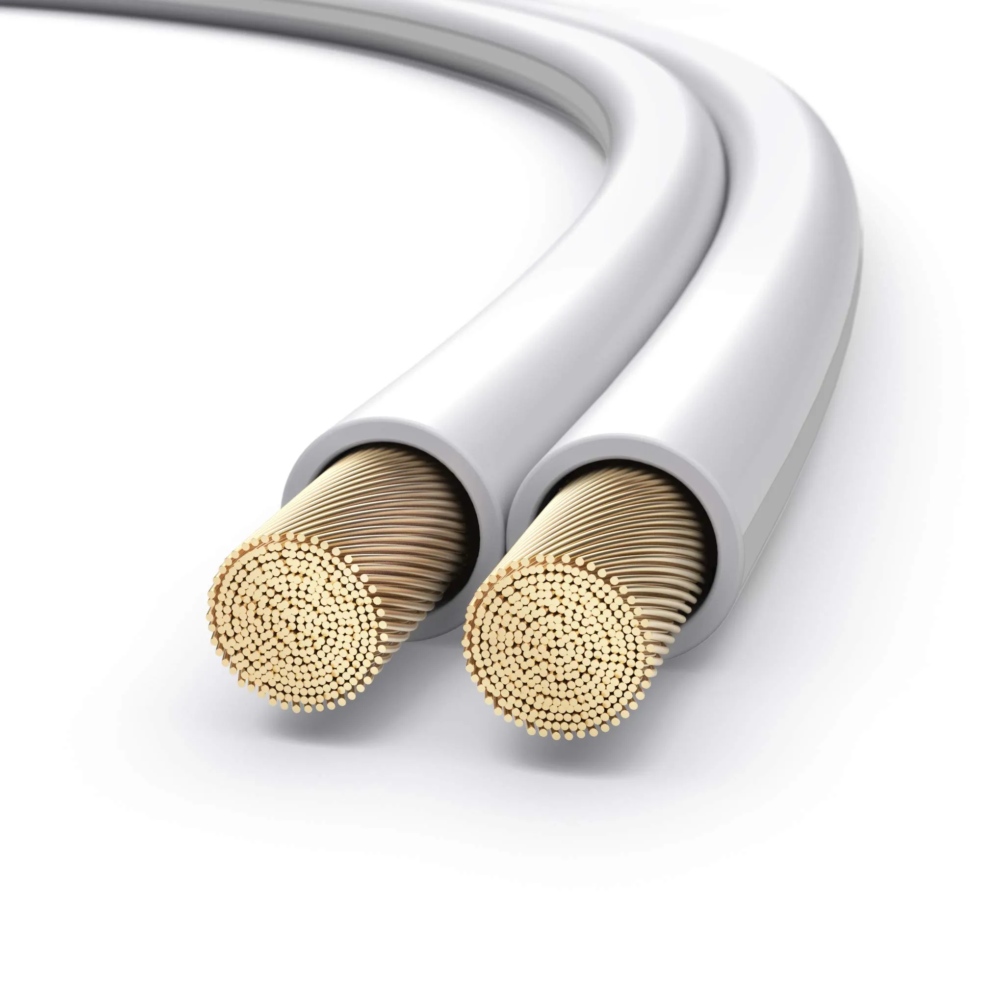 PureLink SP061-020 Cavo per diffusori 2x2,5 mm² OFC, 20 m, Bianco - immagine 1