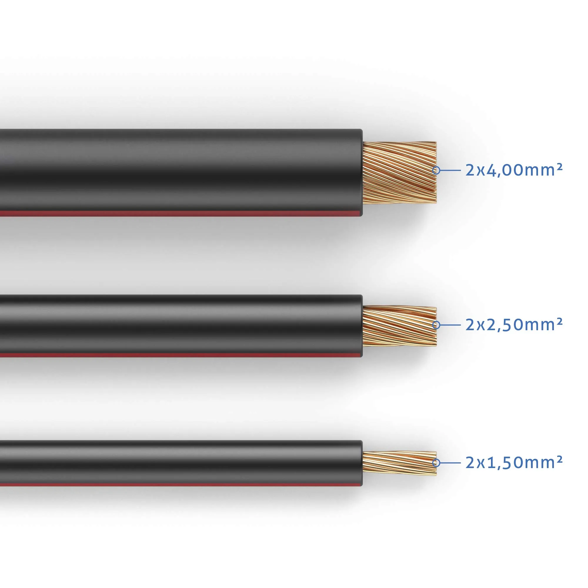 PureLink SP062-030 Cavo per altoparlanti 2x2,5 mm² OFC, 30 m, nero - immagine 3