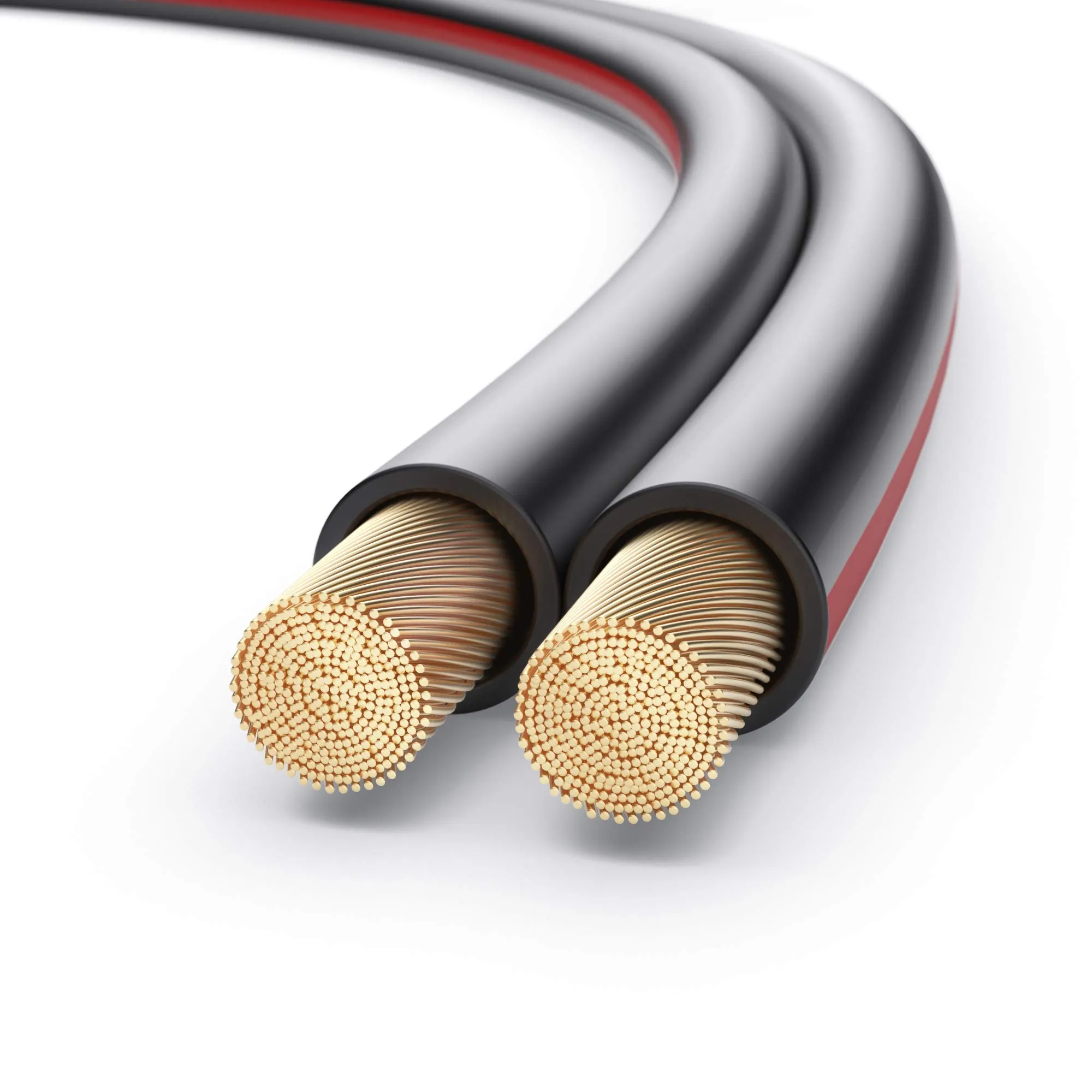 PureLink SP052-025 Cavo per altoparlanti 2x1,5 mm² OFC, 25 m, Nero - immagine 1