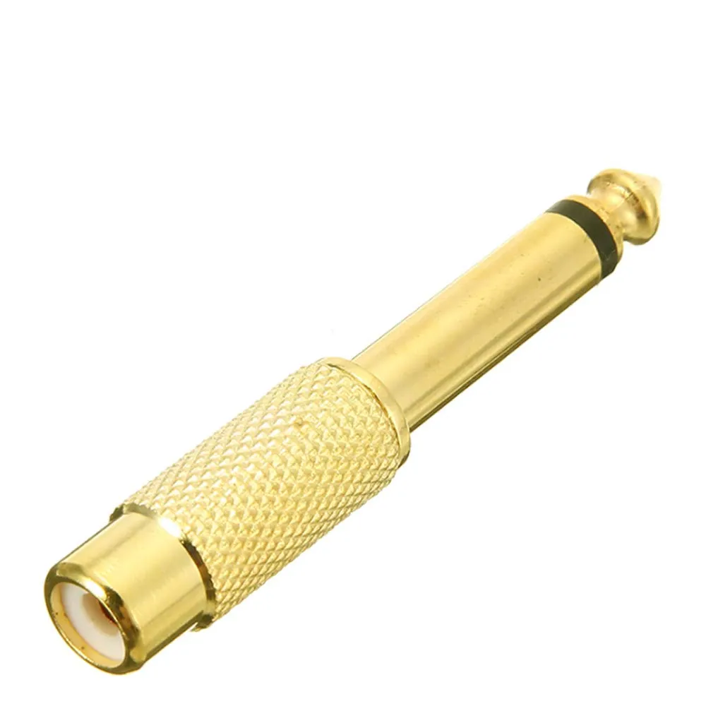 Greluma Adattatore Audio Maschio-Femmina 6,35 mm a RCA, 8 Pezzi - immagine 3