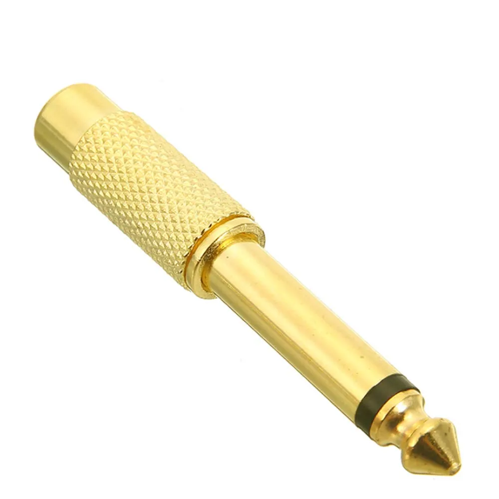 Greluma Adattatore Audio Maschio-Femmina 6,35 mm a RCA, 8 Pezzi - immagine 4