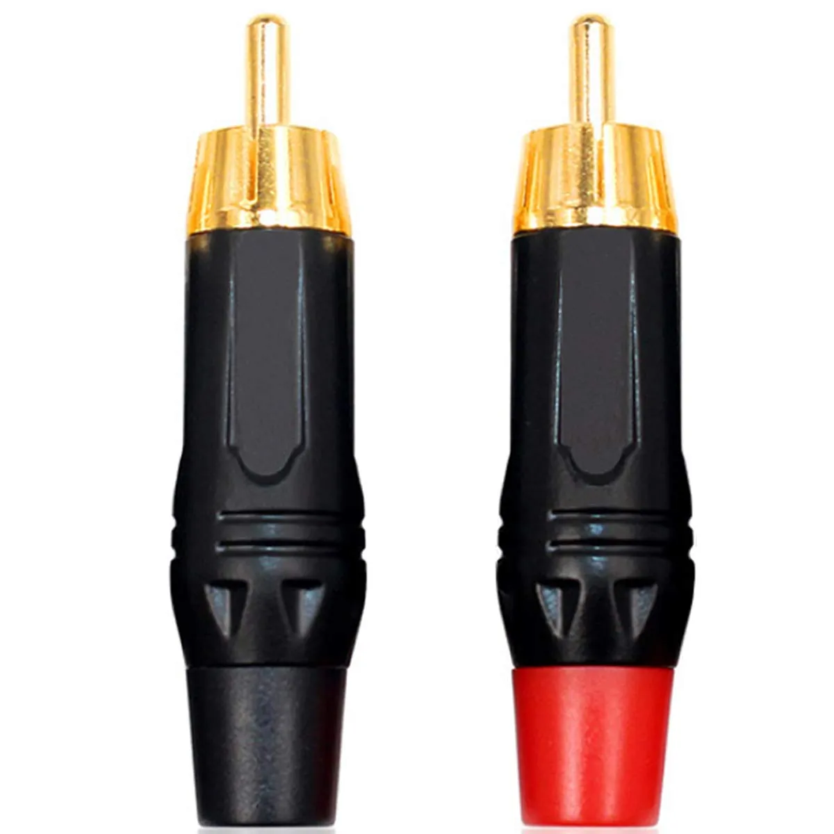 Greluma 6 pz Spine Maschio RCA a Saldare Placcate in Oro ZL156LUM - immagine 2