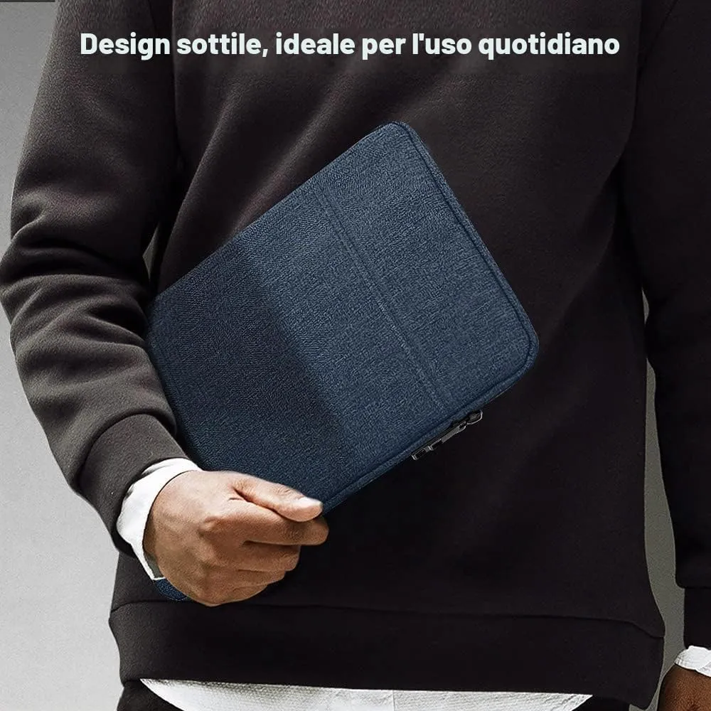 TiMOVO Custodia per Tablet 8-9 Pollici con Tasche, Grigio Siderale - immagine 5