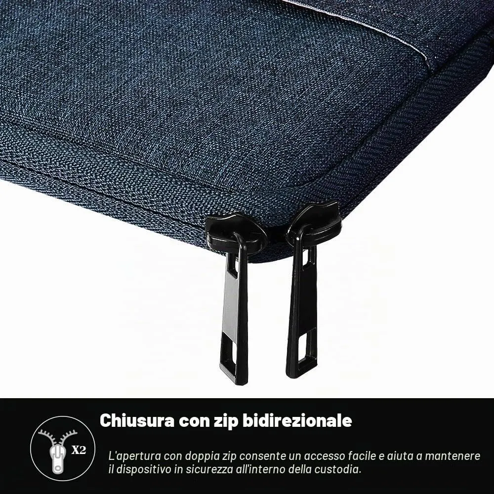 TiMOVO Custodia per Tablet 8-9 Pollici con Tasche, Grigio Siderale - immagine 8