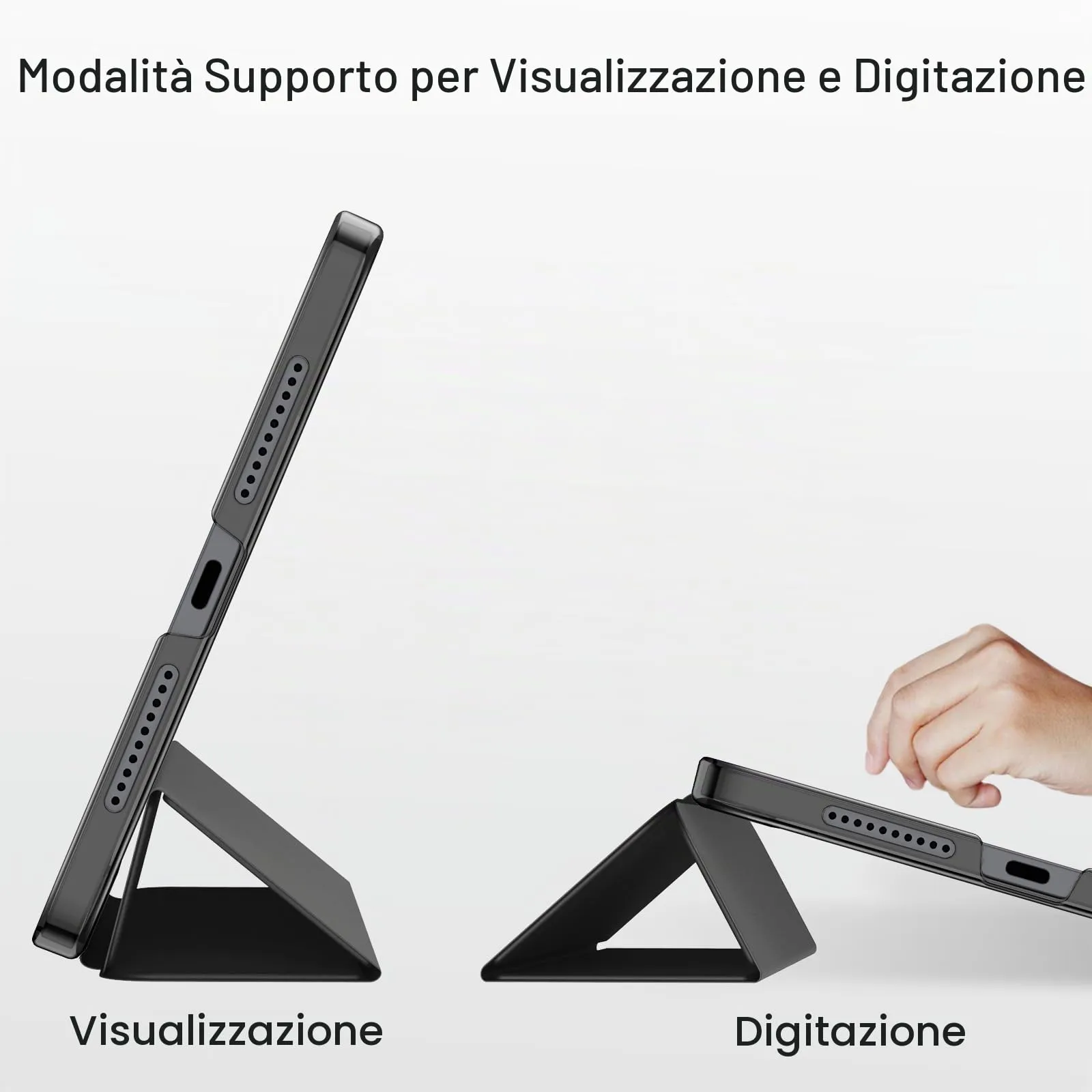 JETech Custodia per iPad mini A17 Pro/6ª Gen, Nero - immagine 6
