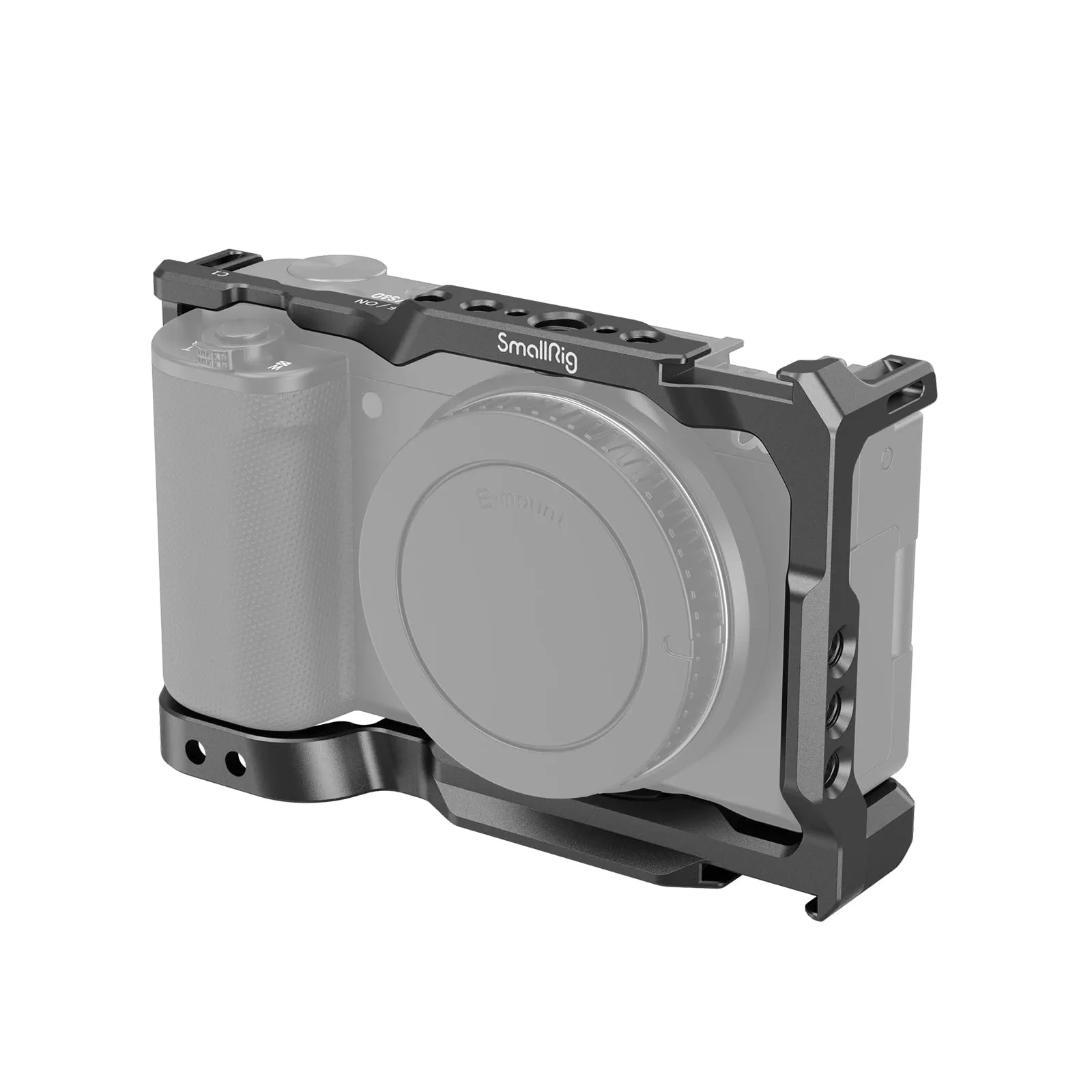 SmallRig Cage with Integrated Arca-Swiss Quick Release Plate and Cold Shoe for Sony ZV-E10 (3531) - immagine 1
