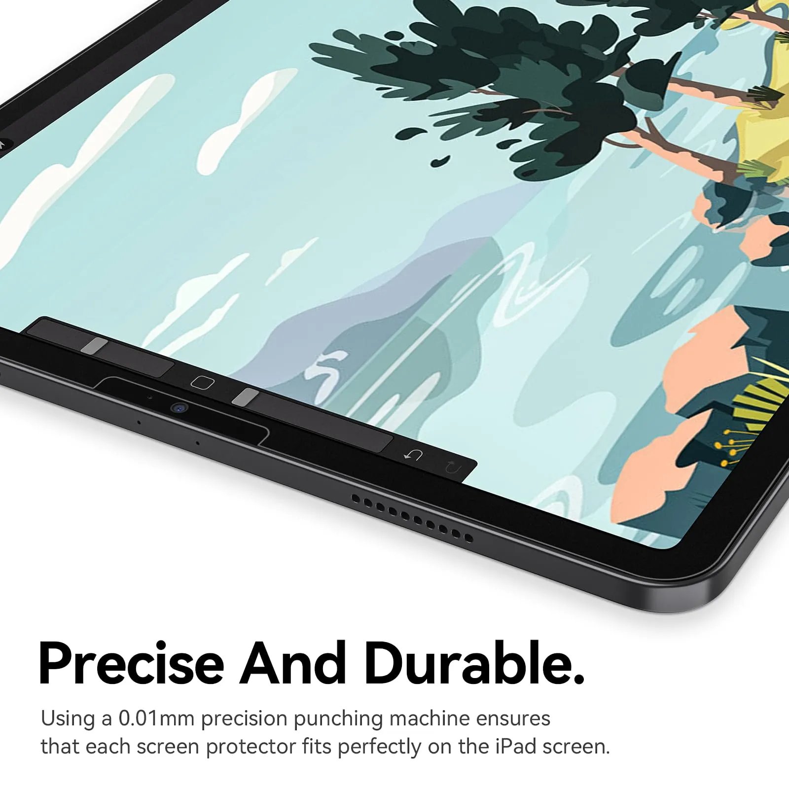 Protescreen Pellicola di Carta Opaca per iPad Pro 11 (2018-2022), iPad Air 5 (2022) e iPad Air 4 (2020) 10,9 pollici, Confezione da 3 pezzi - immagine 7