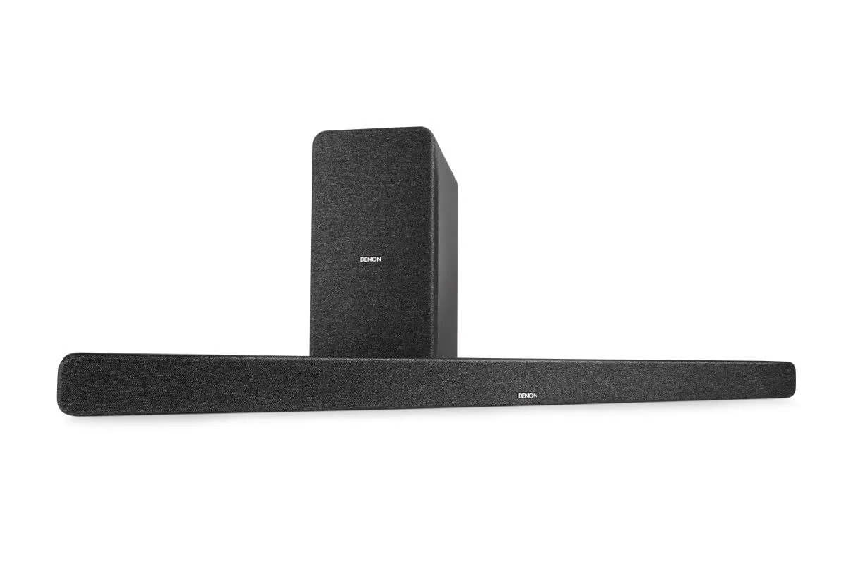 Denon DHT-S517 Soundbar 3.1.2 Dolby Atmos con Subwoofer Wireless, HDMI eARC e Bluetooth, Nero - immagine 1