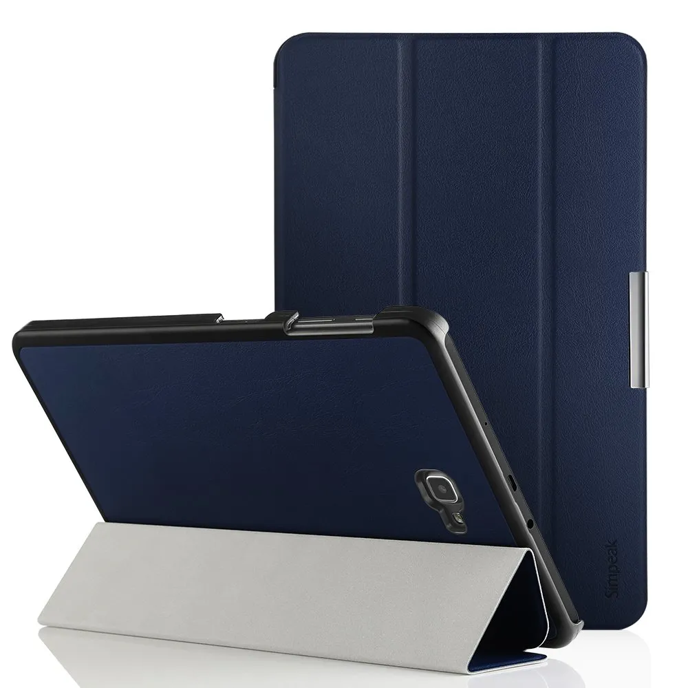 Simpeak Smart Case for Samsung Galaxy Tab A 10.1" (2016) SM-T580 / T585 Ultra-Slim Folio Stand Cover - immagine 1