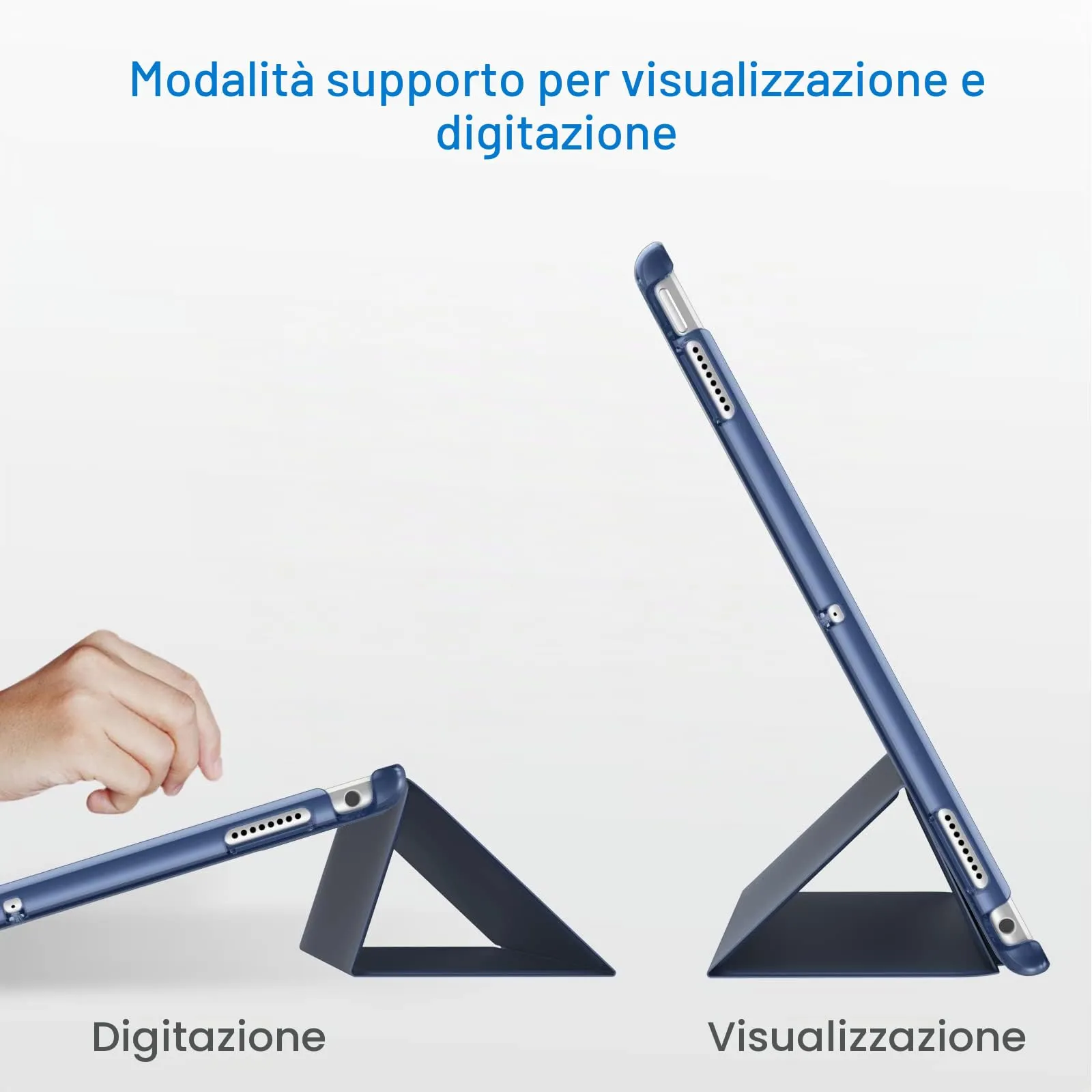 JETech Custodia per iPad Pro 10,5" (2017) e iPad Air 3ª Gen (2019), Navy - immagine 5