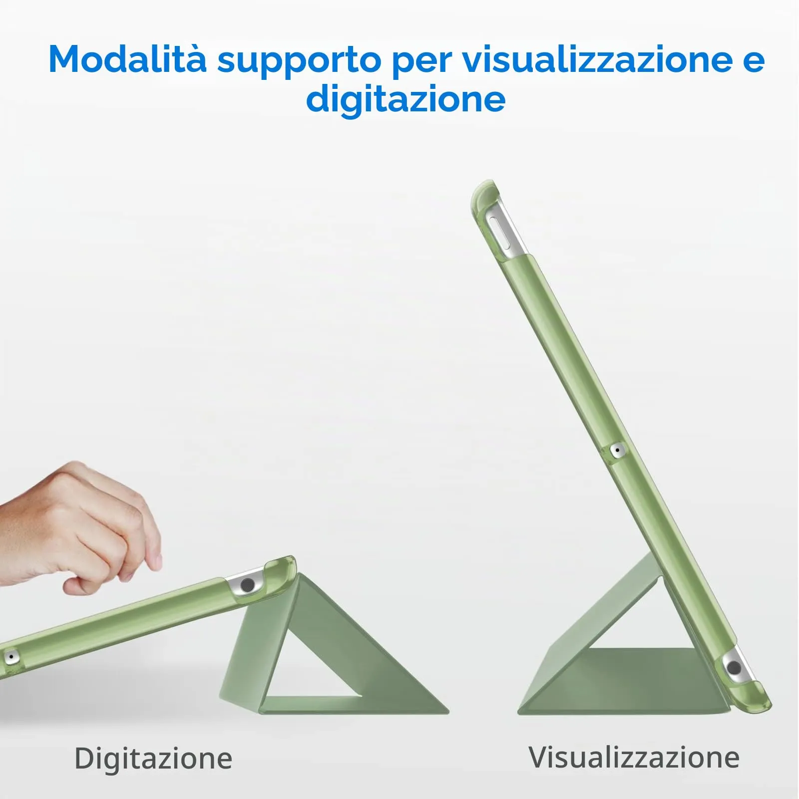 JETech Custodia per iPad 6ª/5ª Gen 9,7" (2018/2017), Verde Matcha - immagine 5
