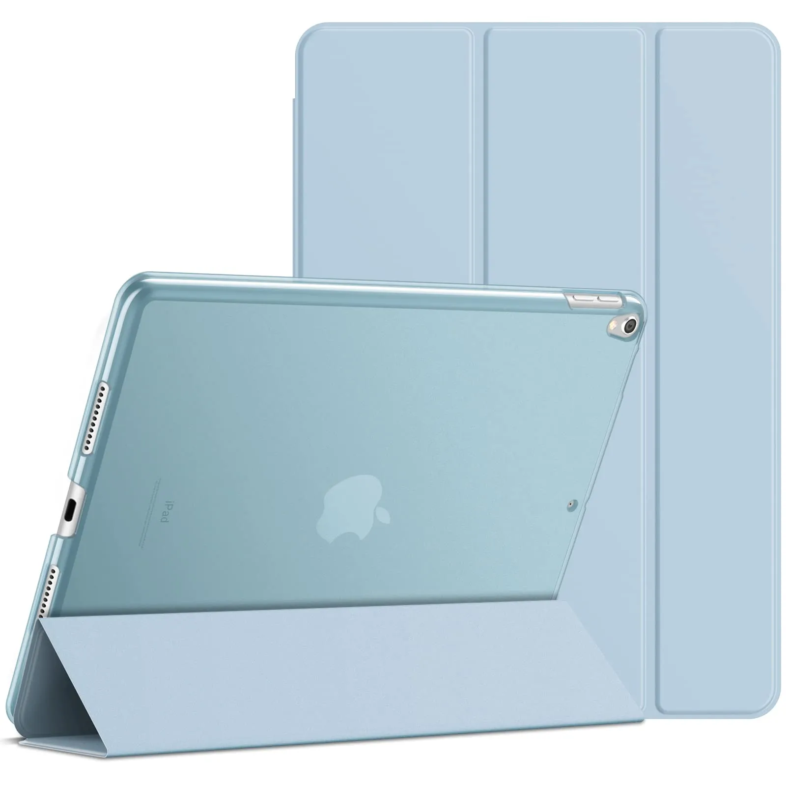 JETech Custodia per iPad Pro 10,5" (2017) e iPad Air 3ª Gen (2019), Blu Chiaro - immagine 1
