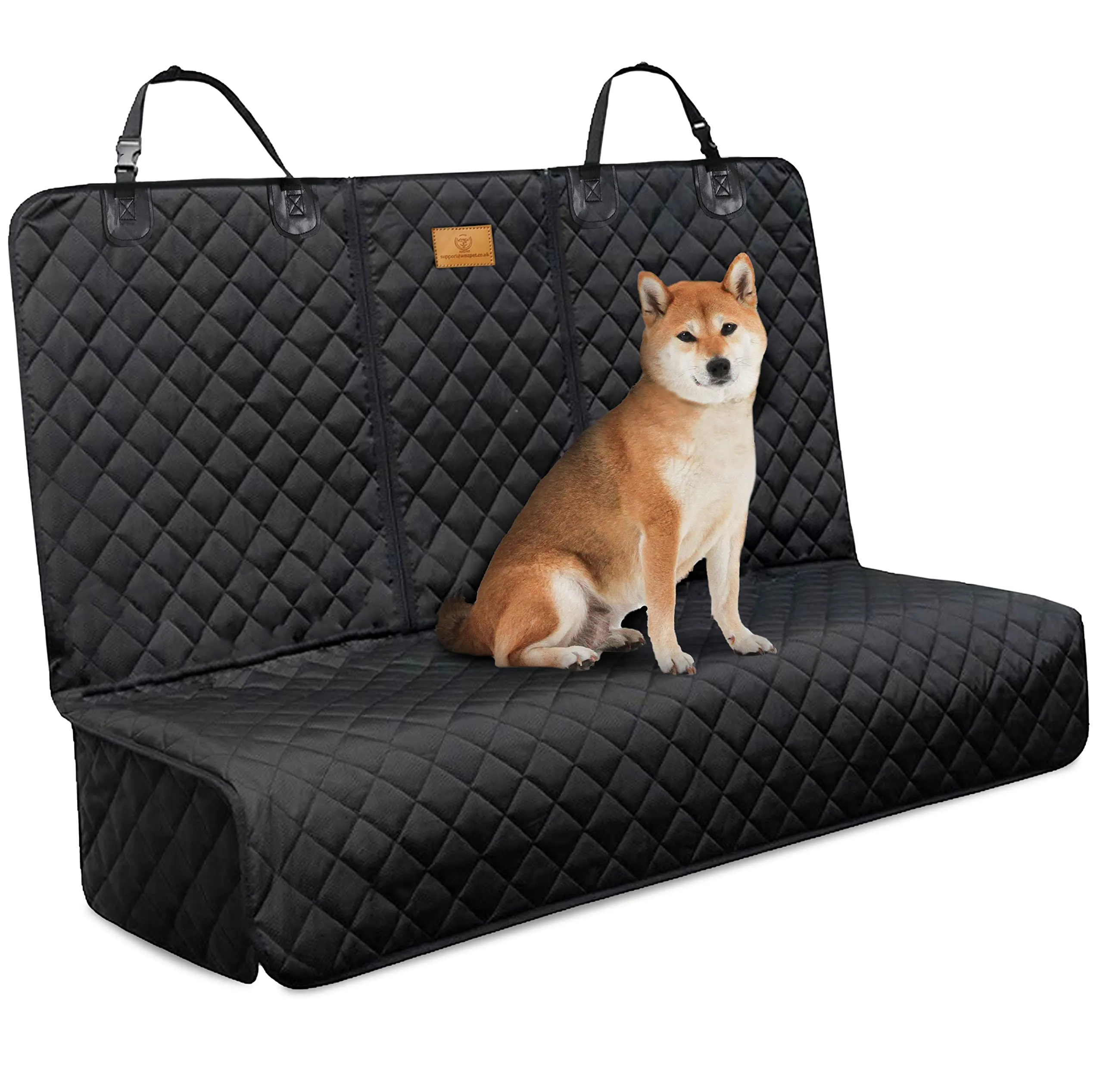 AMZPET Coprisedile Auto per Cani Universale 133 cm, Impermeabile, Antiscivolo e Antigraffio - immagine 1