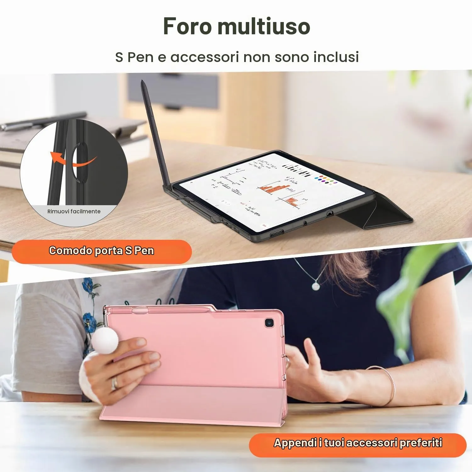 FINTIE Cover per Samsung Galaxy Tab S6 Lite 10.4 Pollici (2020/2022/2024) - immagine 7