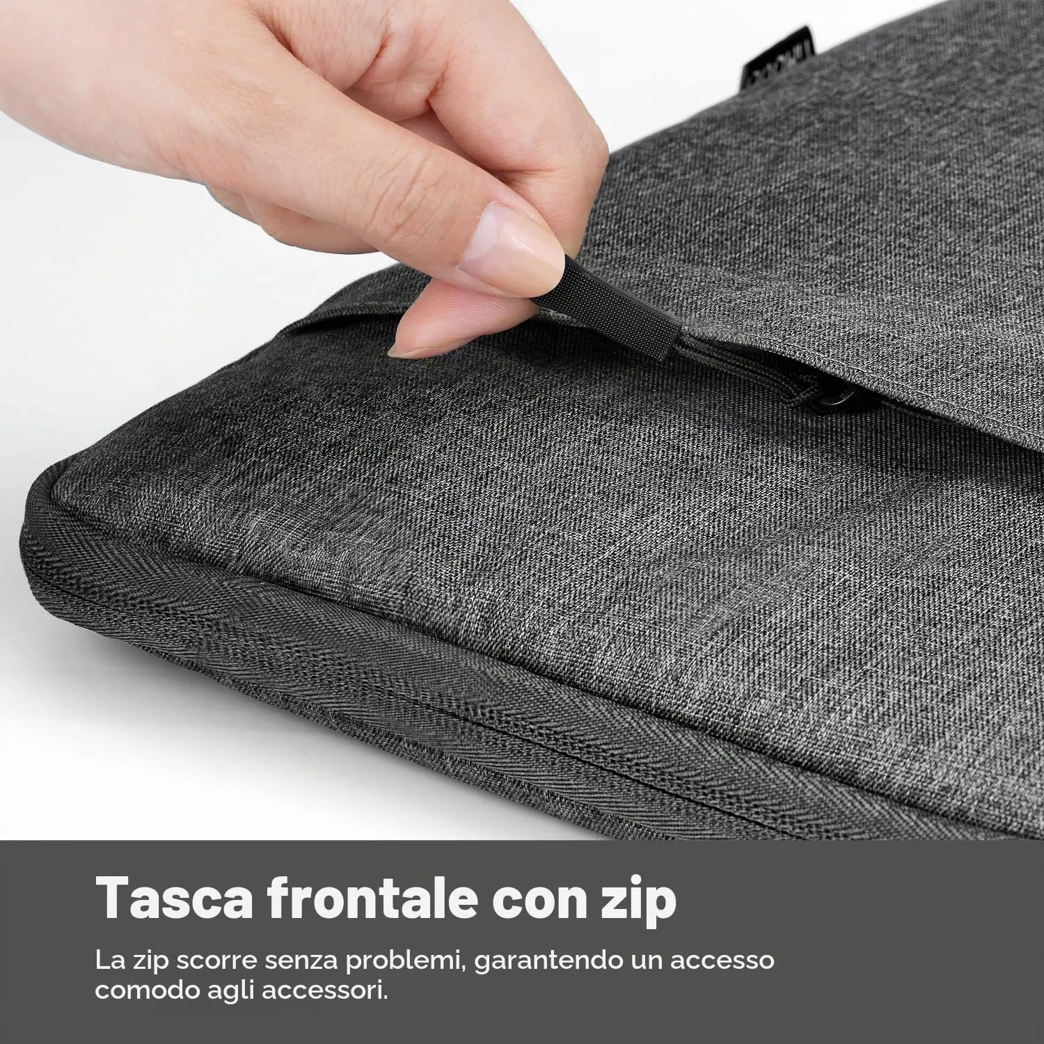 TiMOVO Custodia per Tablet 9-11", Grigio Scuro - immagine 3