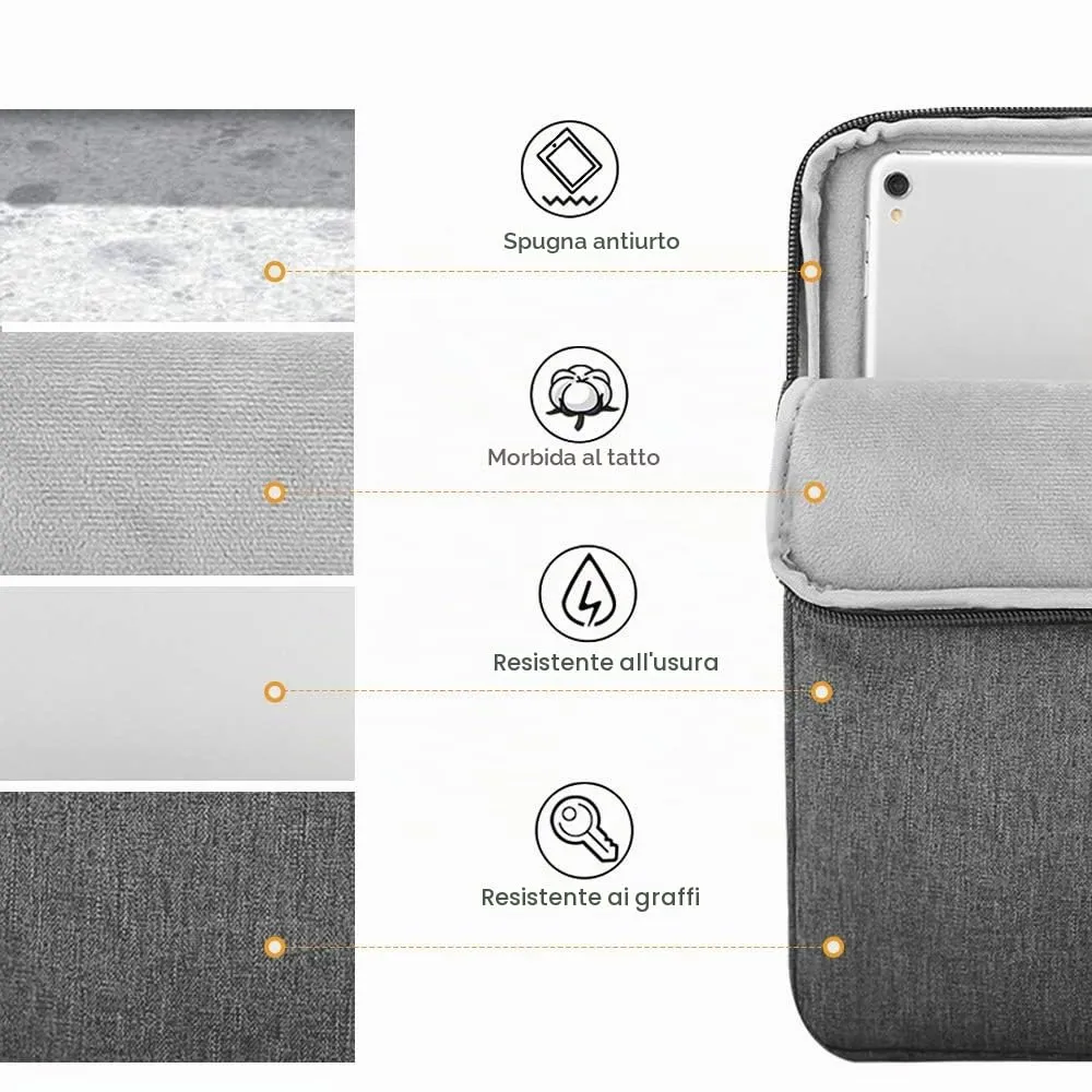 TiMOVO Custodia per Tablet 9-11", Grigio Scuro - immagine 7