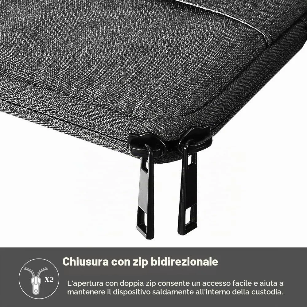 TiMOVO Custodia per Tablet 9-11", Grigio Scuro - immagine 9