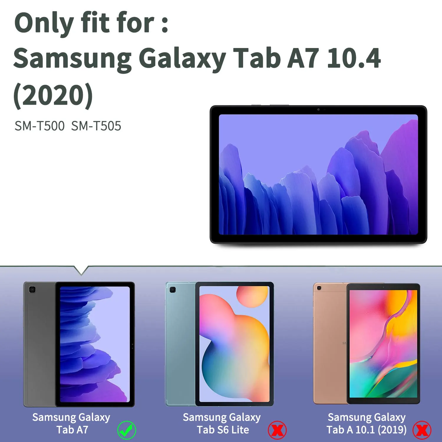 EasyAcc Custodia per Samsung Galaxy Tab A7 10.4 2020/2022 - immagine 3