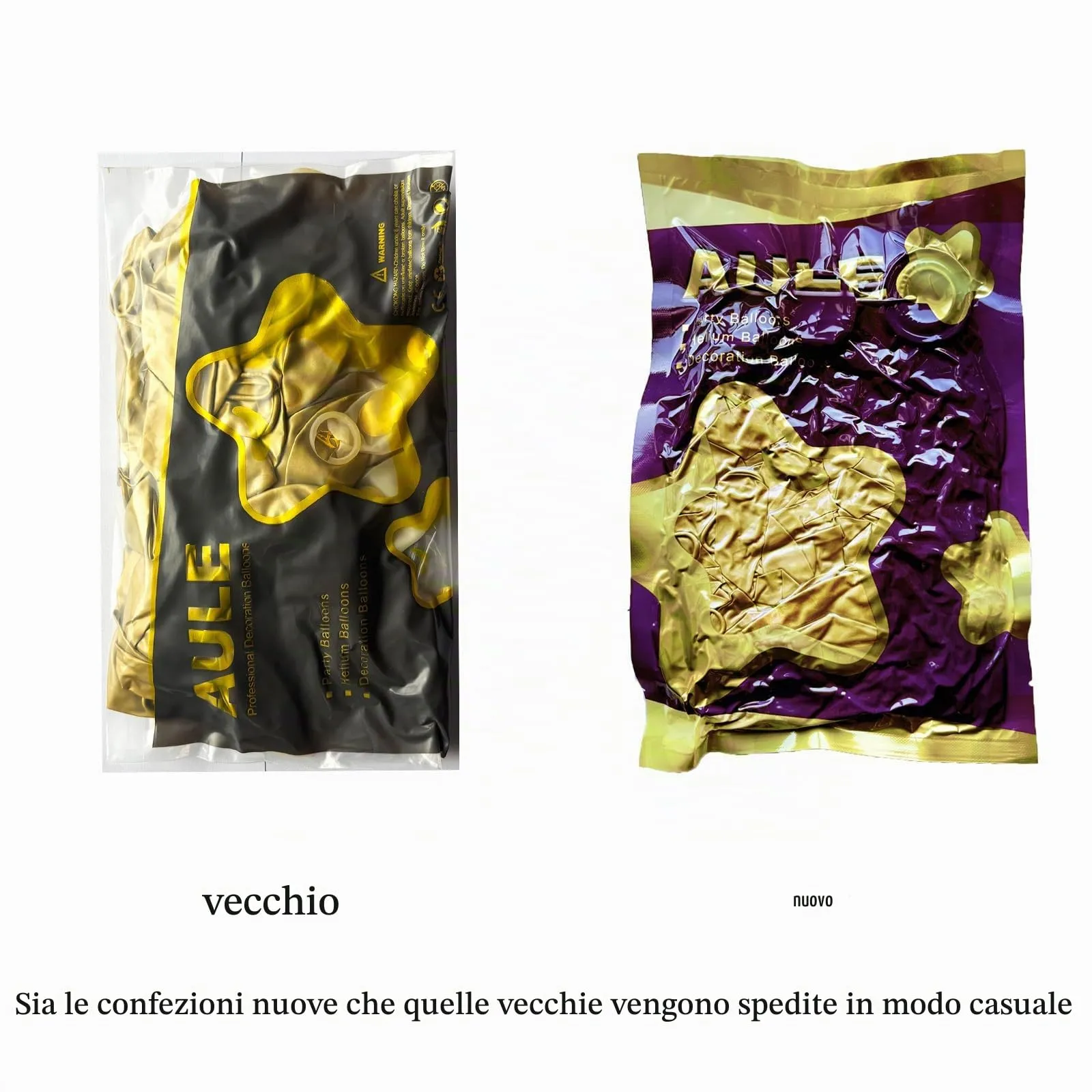 AULE Kit Arco Palloncini Oro 100 Pezzi con Coriandoli e Ghirlanda - immagine 6