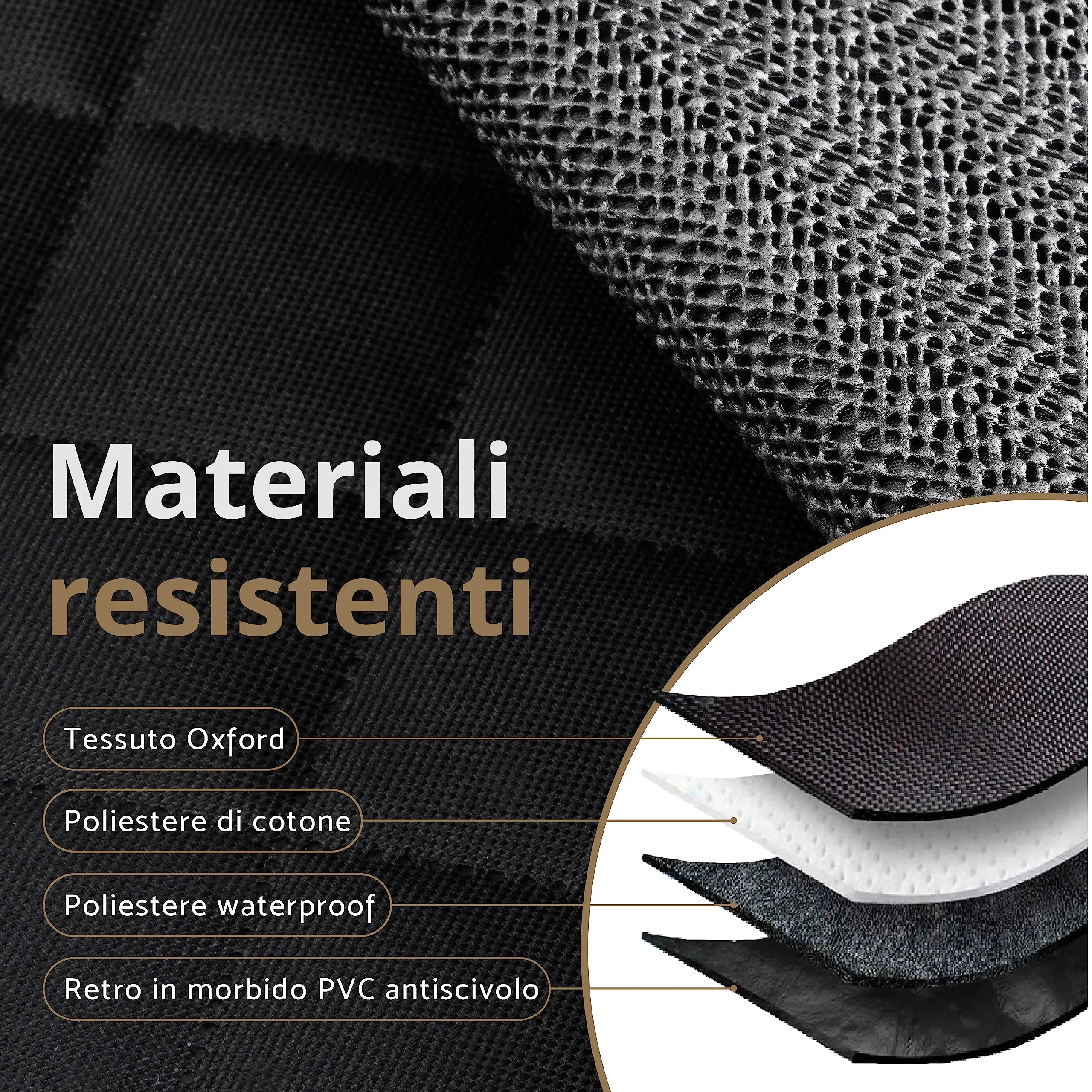 AMZPET Coprisedile Auto Isofix per Cani, Impermeabile e Antigraffio (133 x 56 cm) - immagine 6
