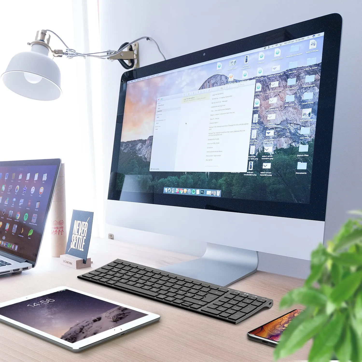 iClever BK10 Tastiera Bluetooth Layout Tedesco QWERTZ - immagine 6