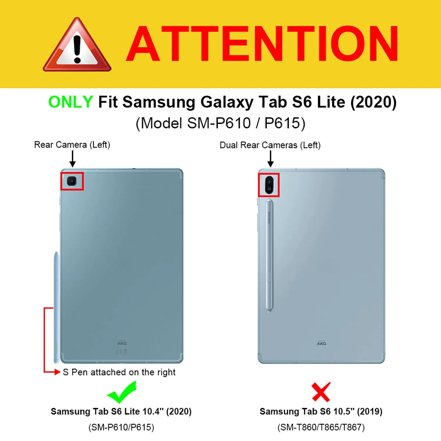 FINTIE Cover per Samsung Galaxy Tab S6 Lite 10.4 Pollici (2020/2022/2024) - immagine 2