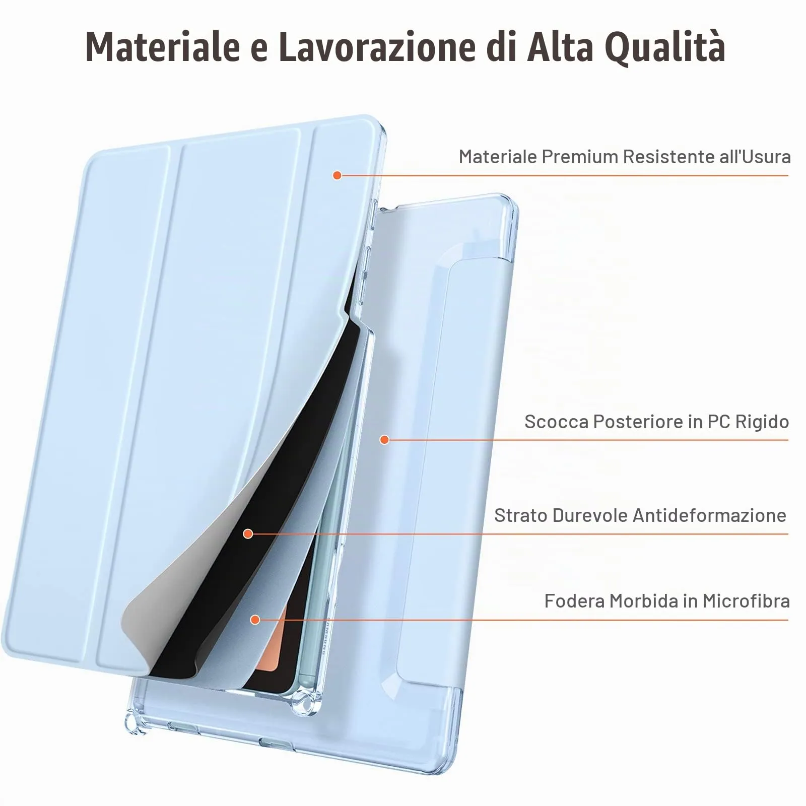 FINTIE Cover per Samsung Galaxy Tab S6 Lite 10.4 Pollici (2024/2022/2020) - immagine 7