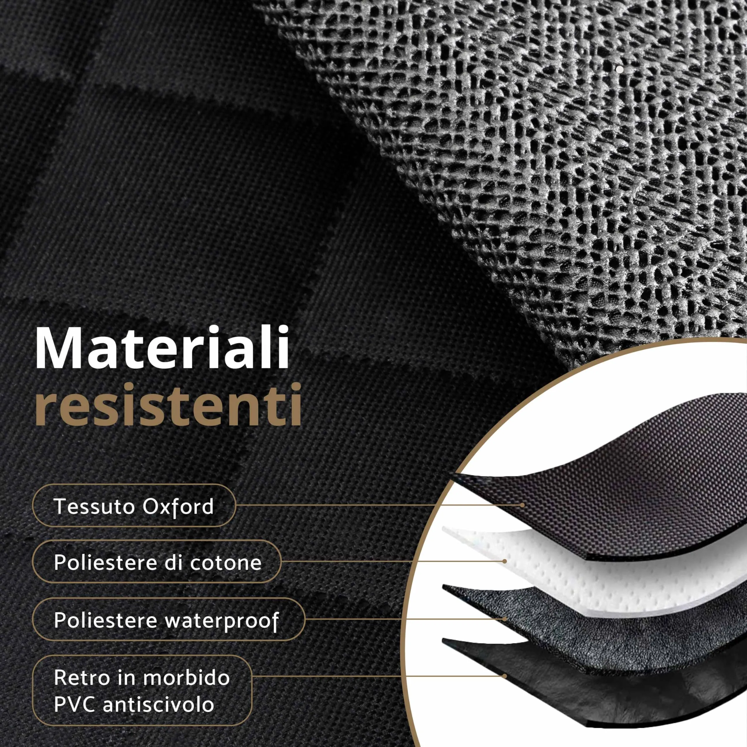 AMZPET Coprisedile Auto per Cani Impermeabile Antiscivolo e Antigraffio, 56 x 45 x 143 cm - immagine 6