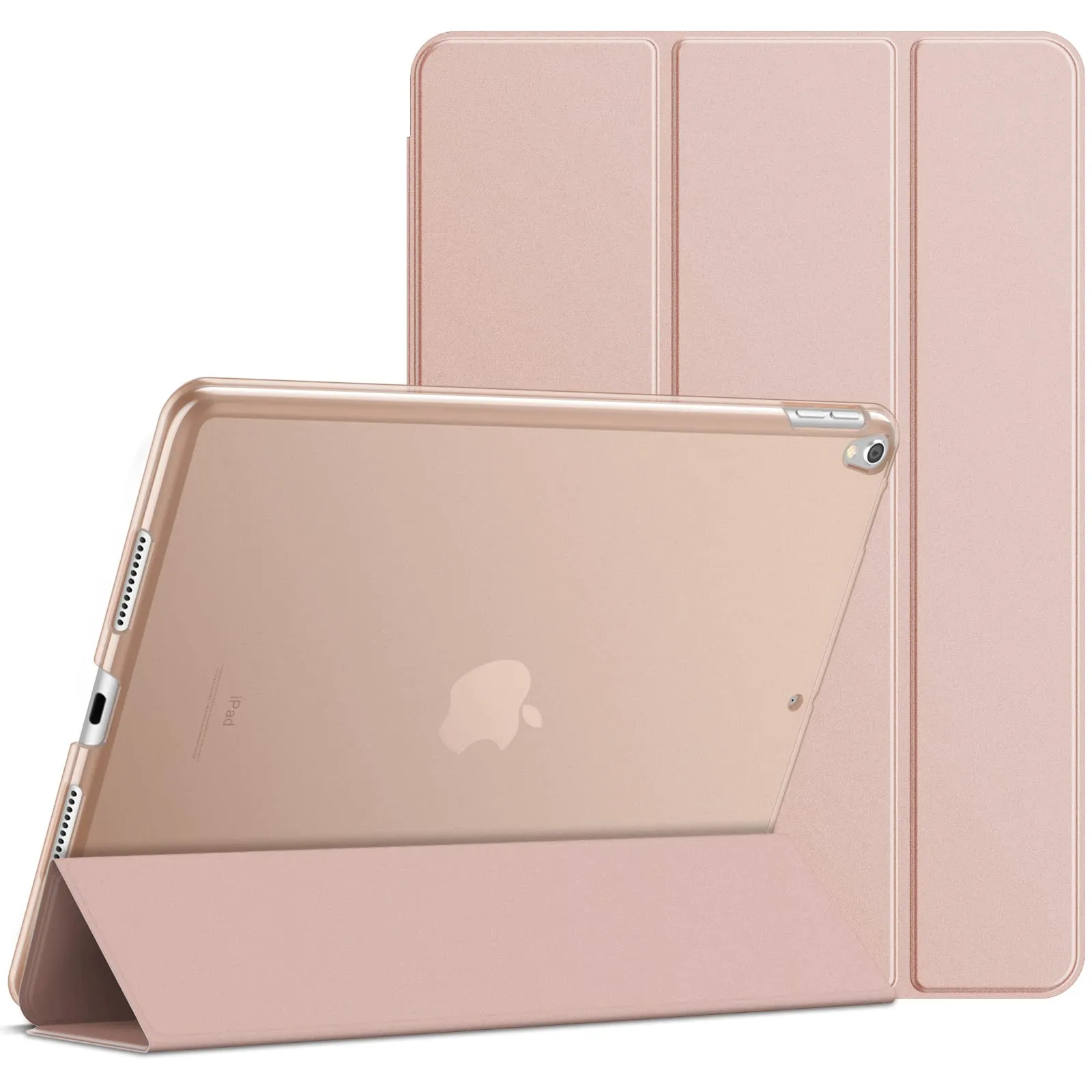 JETech Custodia per iPad Pro 10,5" (2017) e iPad Air 3ª Gen (2019), Oro Rosa - immagine 1