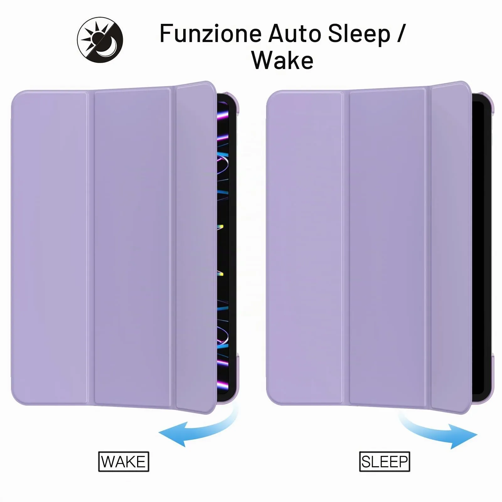 JETech Custodia per iPad Pro 11" (2018-2022), Viola Chiaro - immagine 6
