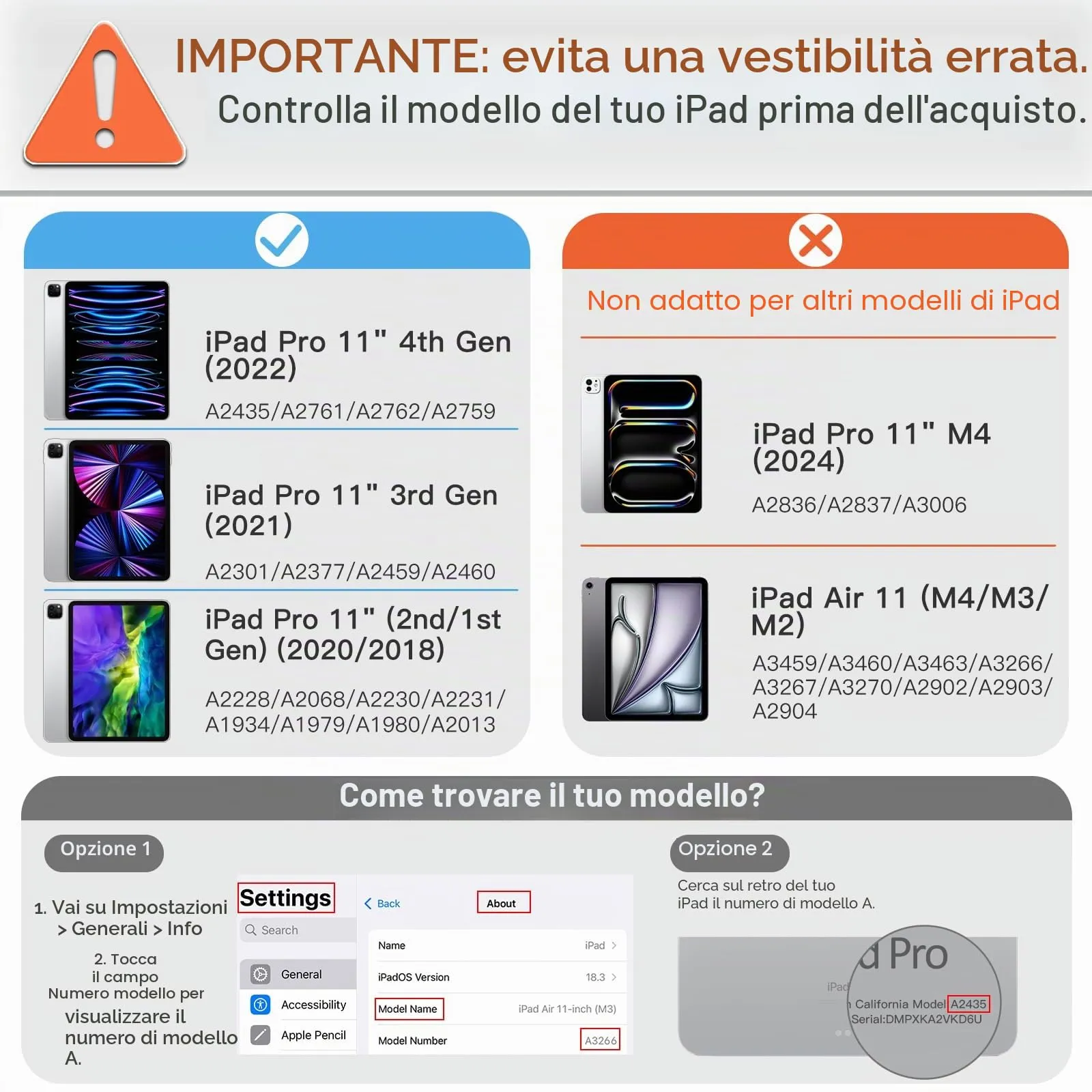 JETech Custodia per iPad Pro 11", Verde Nebbioso - immagine 2