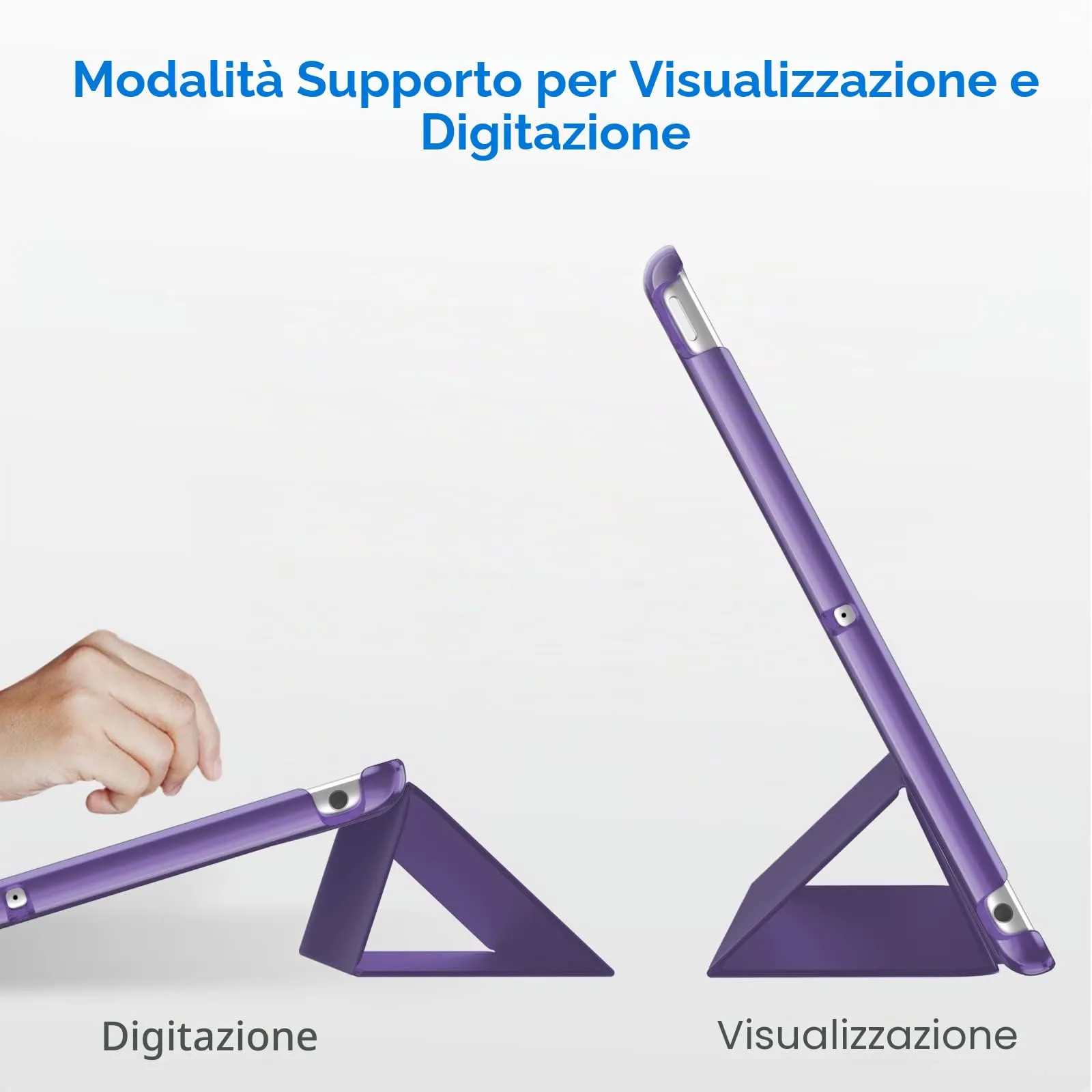 JETech Custodia per iPad 6ª/5ª Gen 9,7" (2018/2017), Viola - immagine 5