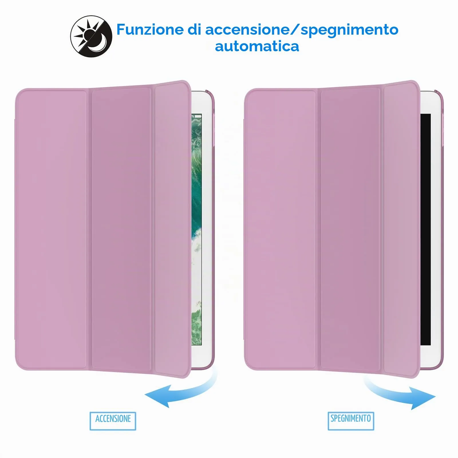 JETech Custodia per iPad 6ª/5ª Gen 9,7" (2018/2017), Rosa - immagine 6
