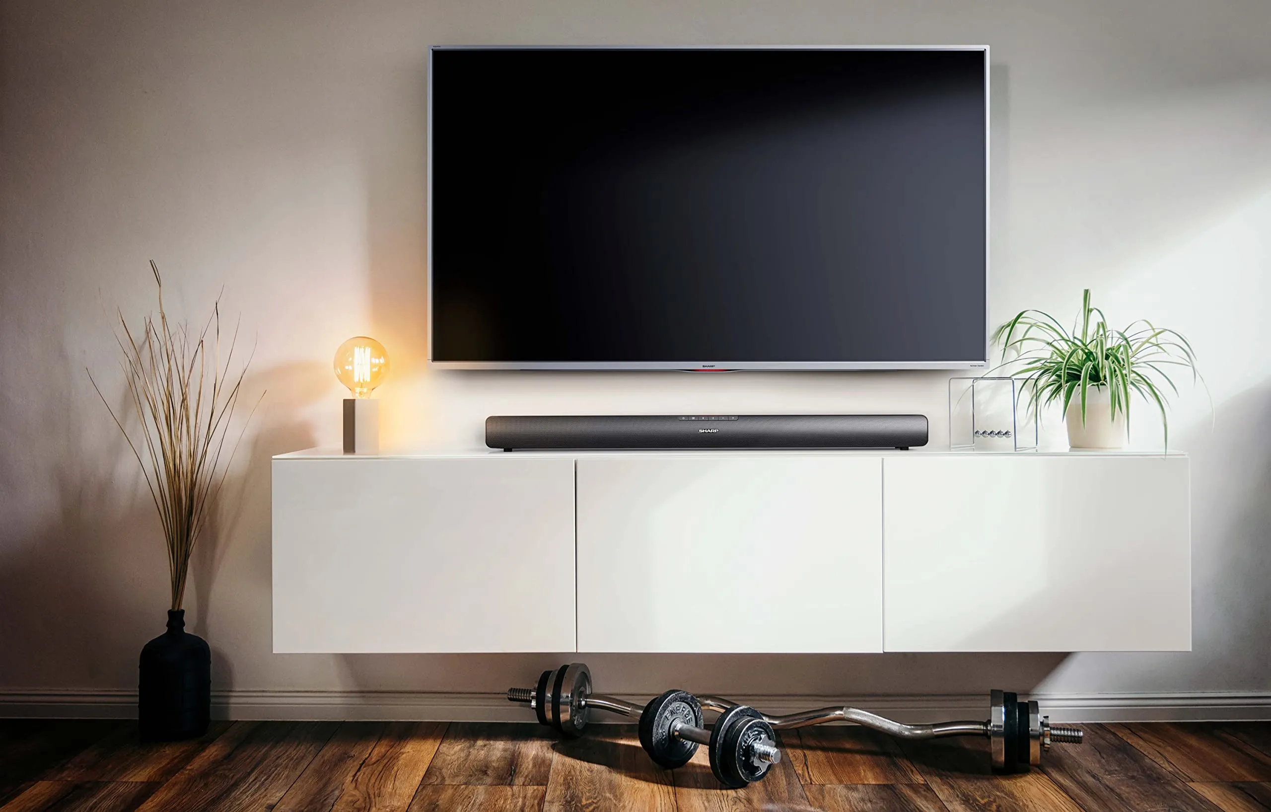 Sharp HT-SB100 Soundbar 2.0, 75W, HDMI ARC/CEC, Bluetooth 5.1, Black - immagine 12