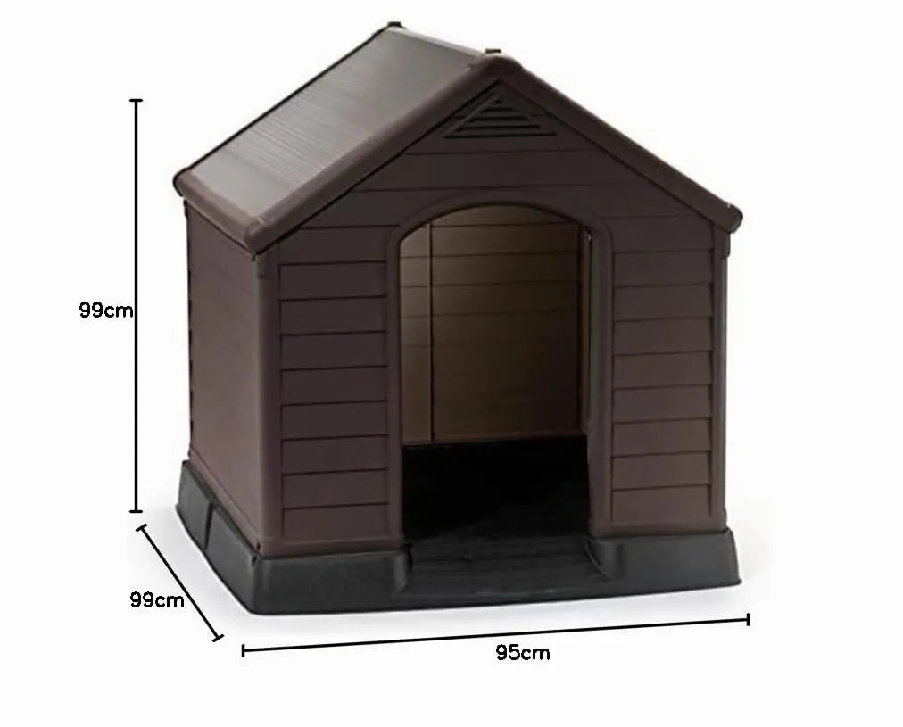 Curver Keter Cuccia per Cane, Marrone, 95 x 99 x 99H cm - immagine 4
