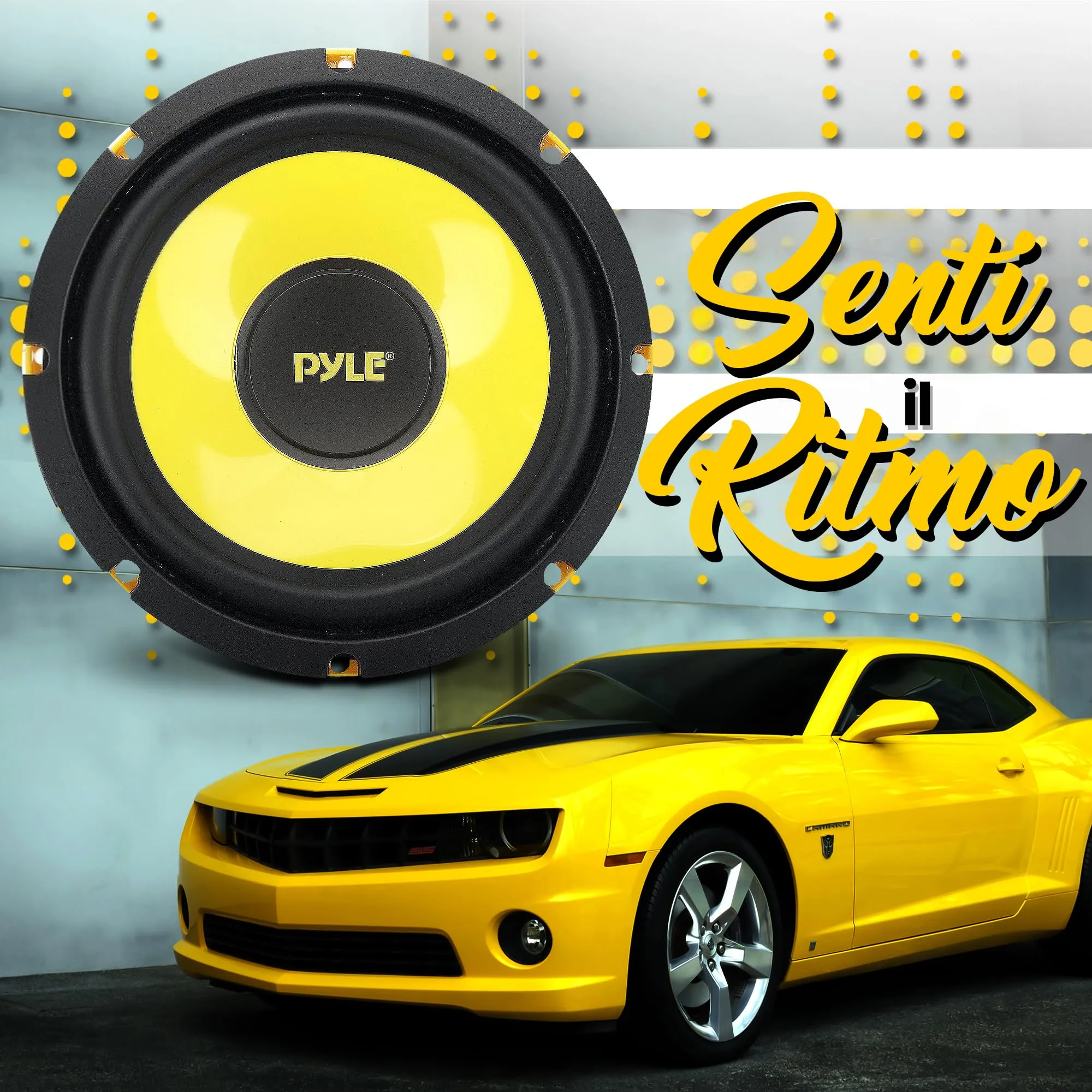 Pyle PLG81 Subwoofer Auto 20 cm 400W 4Ω - immagine 7