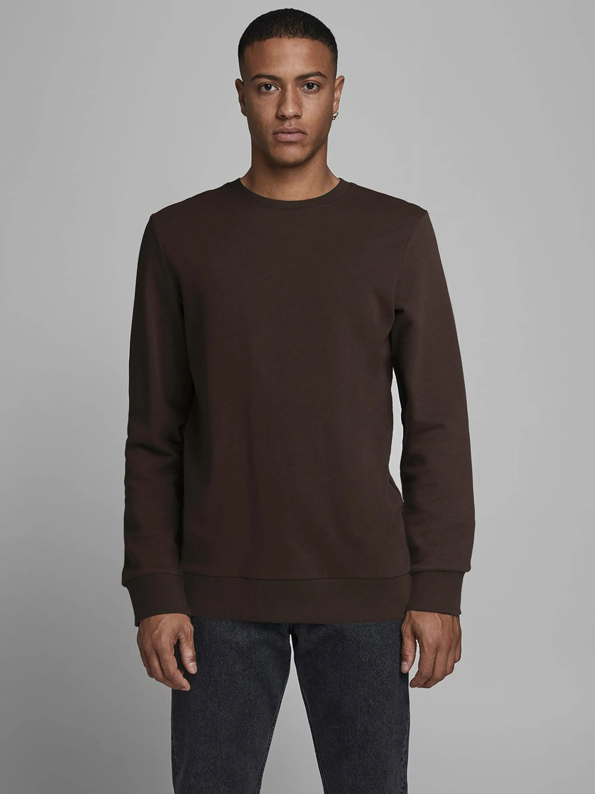 Jack & Jones Jjeholmen Noos 12136886 Felpa da Uomo con Girocollo, XXL - immagine 2