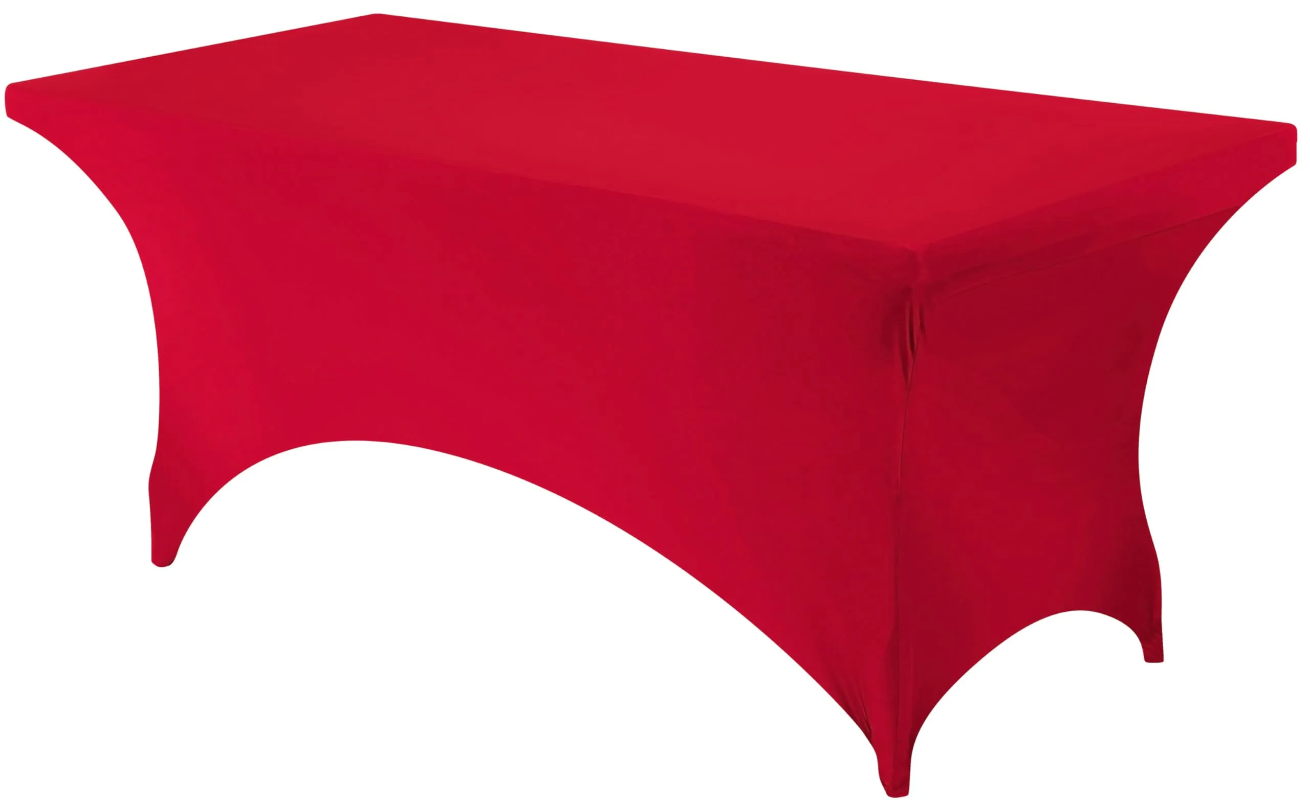 Utopia Kitchen Tovaglia Estensibile in Poliestere e Spandex, 183 cm, Rosso - immagine 1