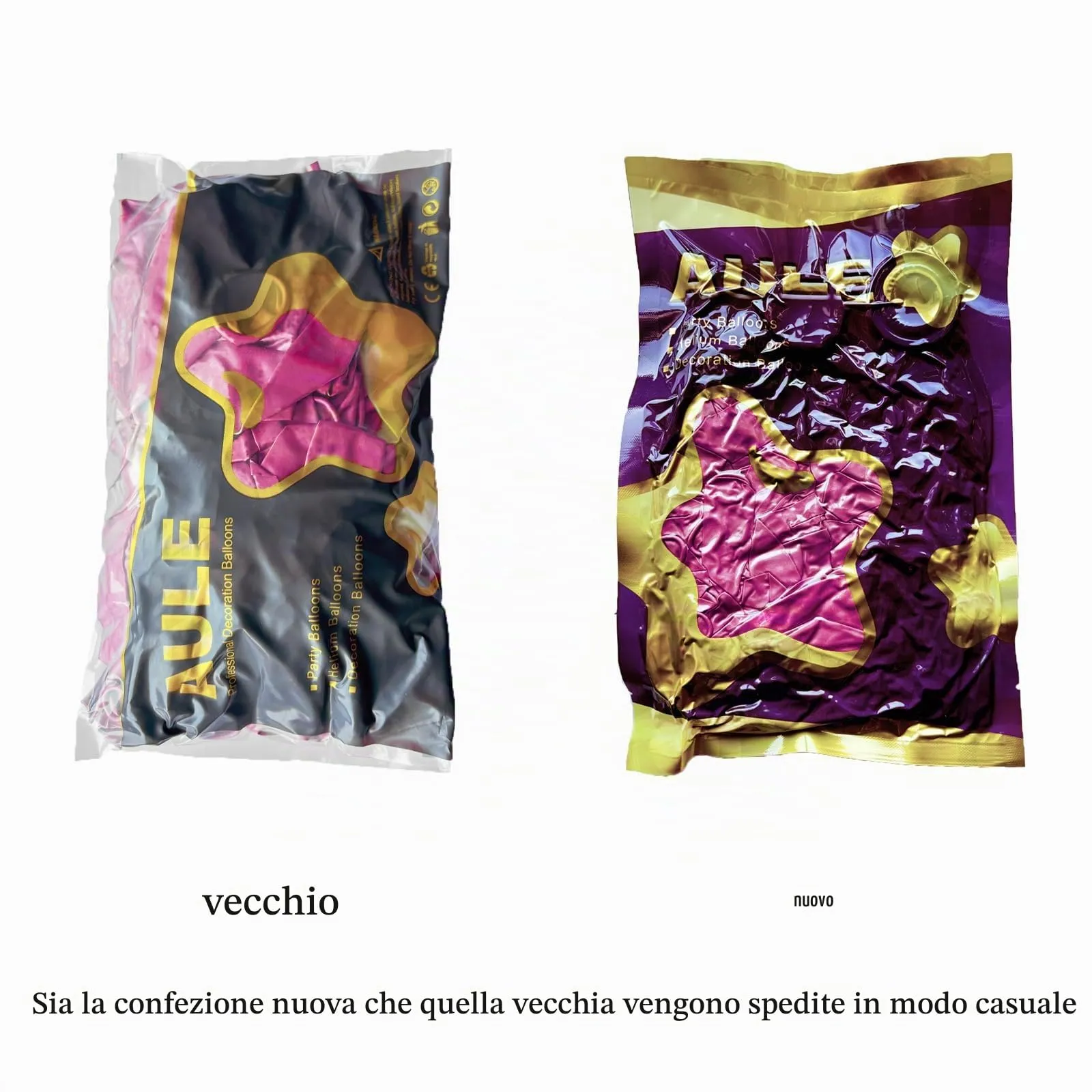 AULE Kit Arco di Palloncini Fucsia, 100 Pezzi con Coriandoli e Set Ghirlanda - immagine 6