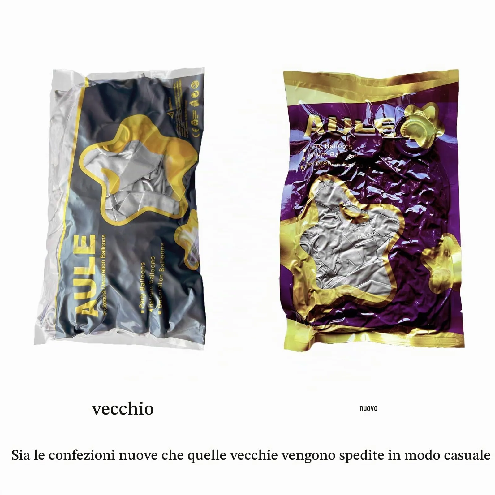 AULE Kit Arco Palloncini Argento, 100 Pezzi con Coriandoli e Set Ghirlanda - immagine 6