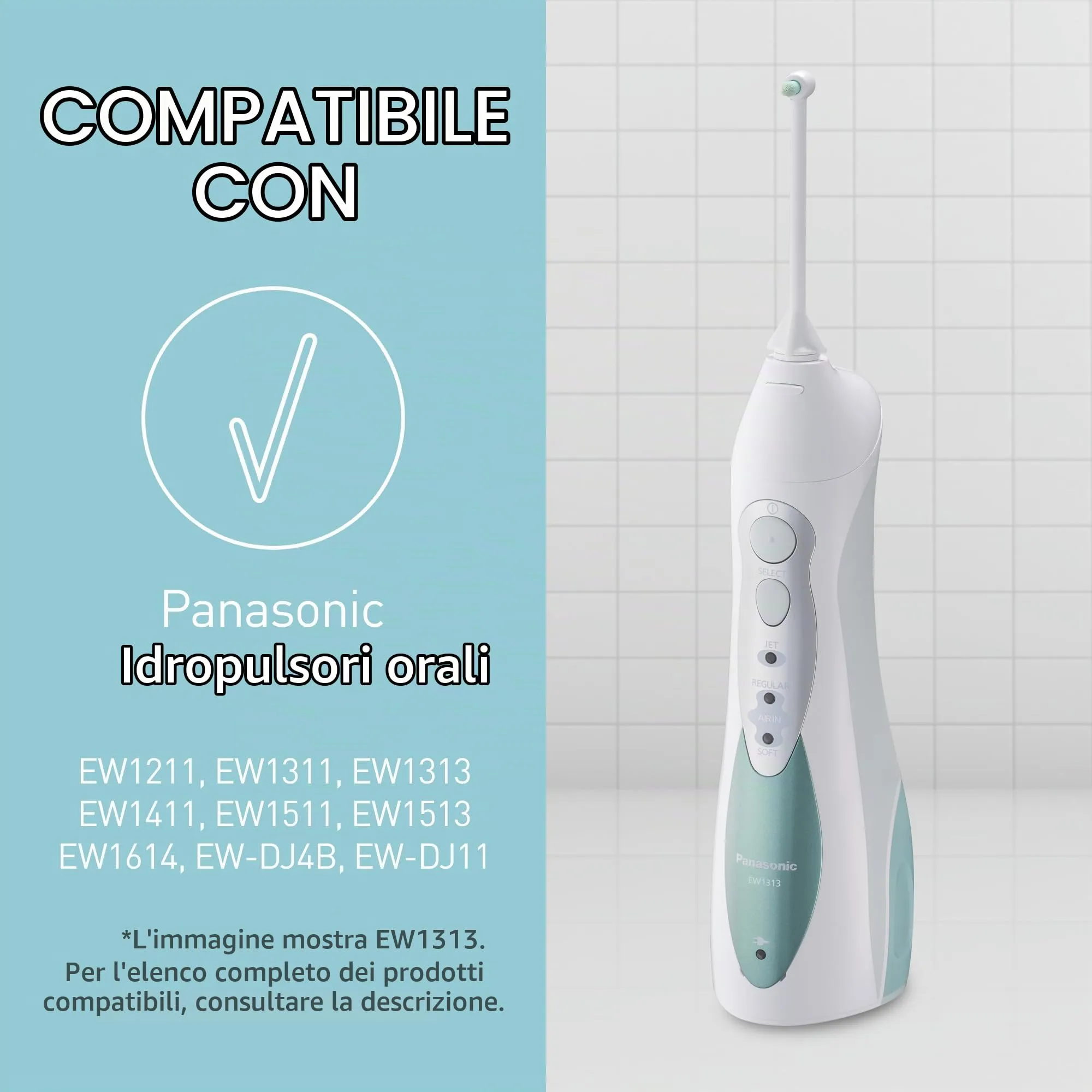 Panasonic Ugelli di ricambio WEW0984 per doccia orale - immagine 2
