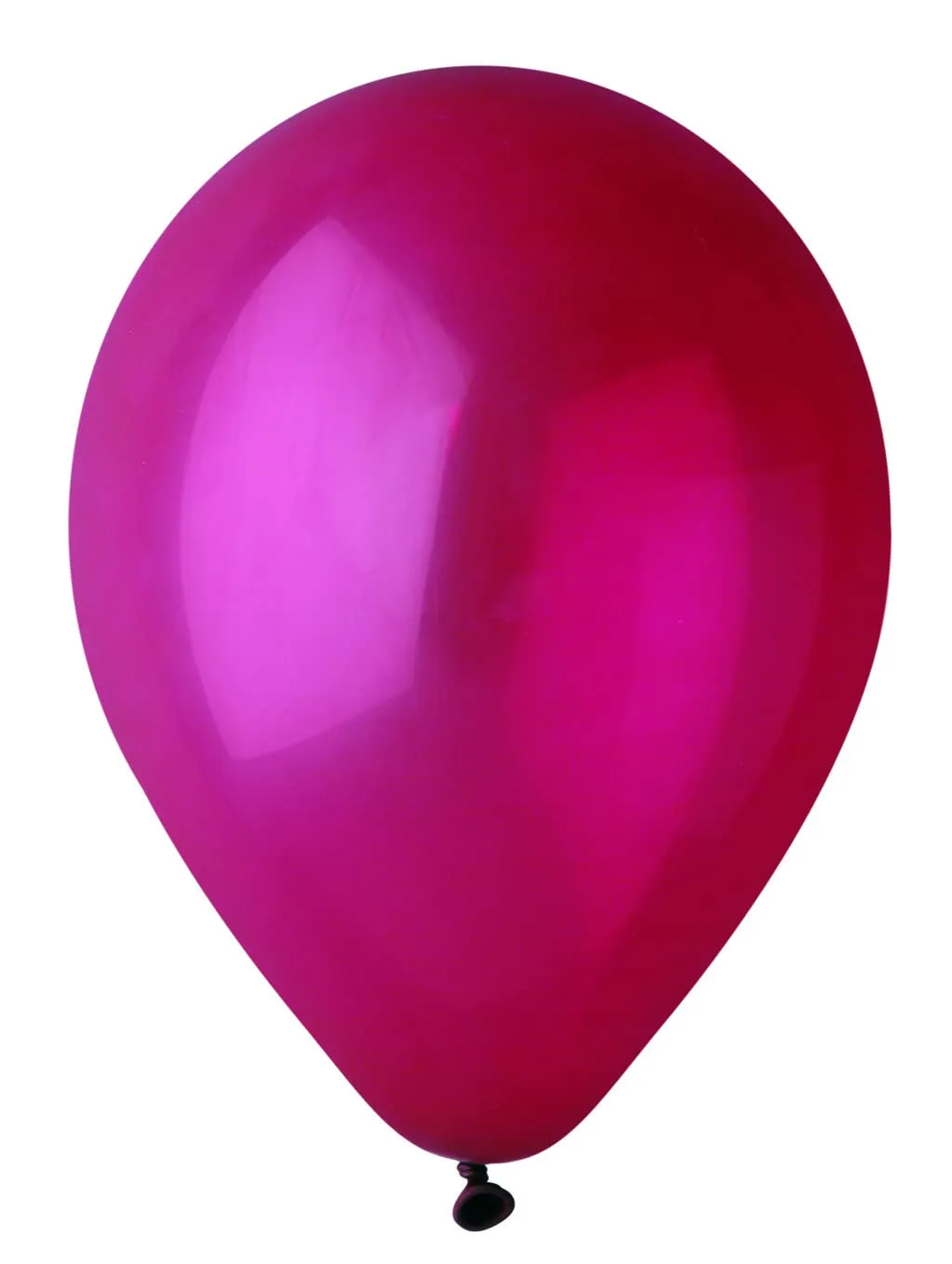 Ciao Palloncini in lattice G120 33cm, 100 pezzi, Rosso Borgogna - immagine 1