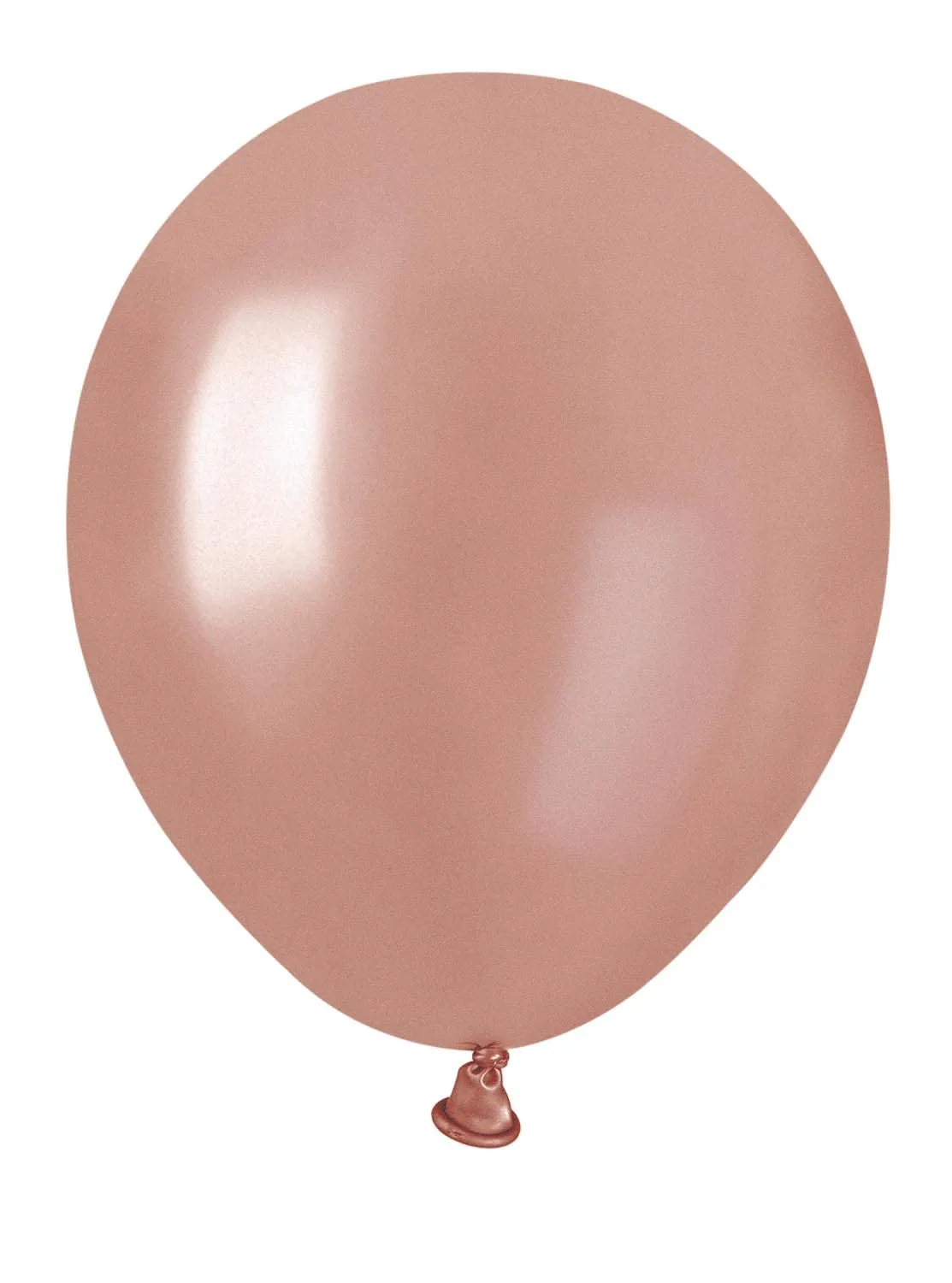 Ciao 100 palloncini perlati in lattice naturale A50 (Ø 13cm / 5"), oro rosa perlato - immagine 1
