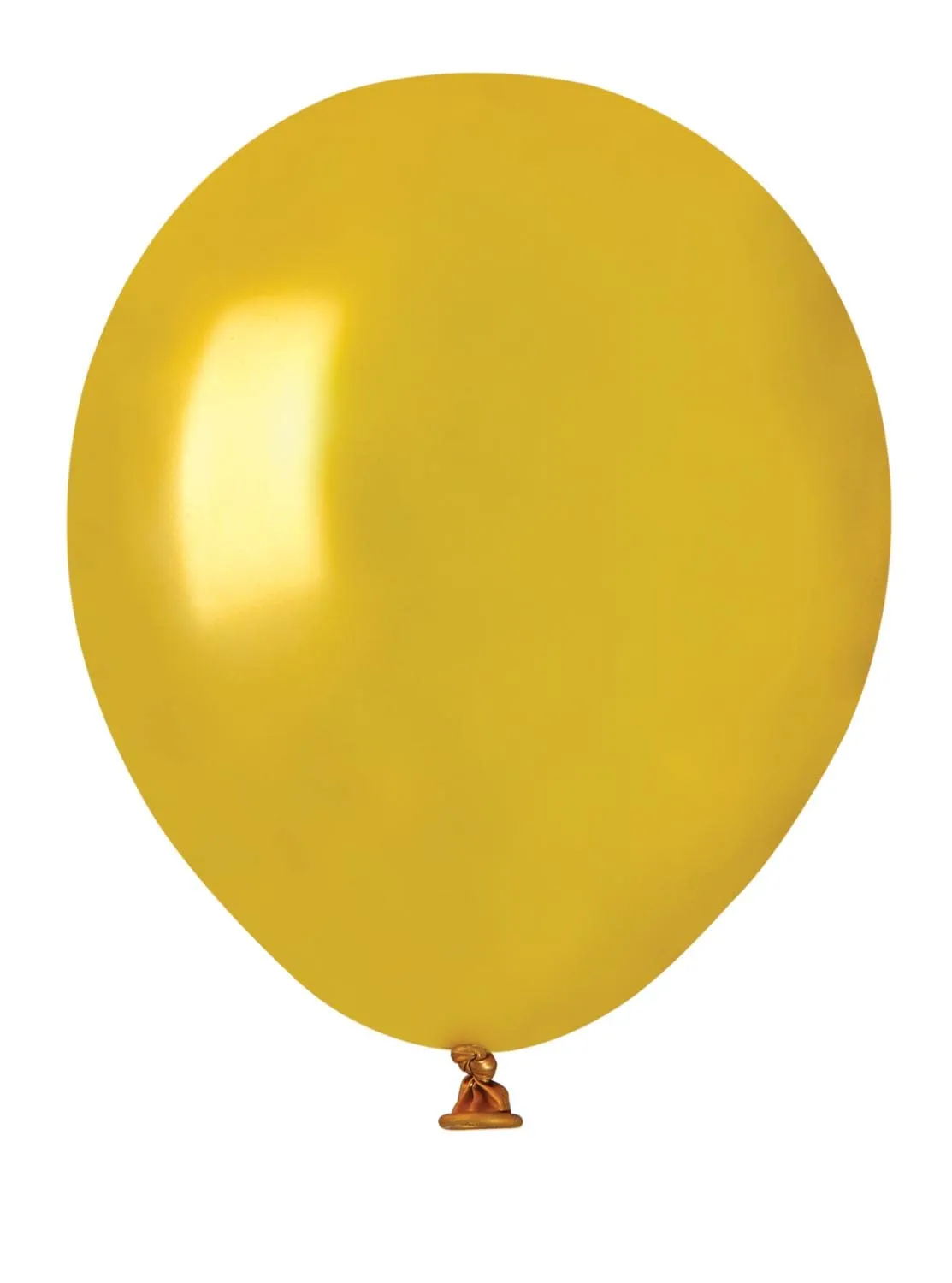 Ciao 100 palloncini perlati in lattice naturale A50 (13cm / 5"), oro perlato - immagine 1