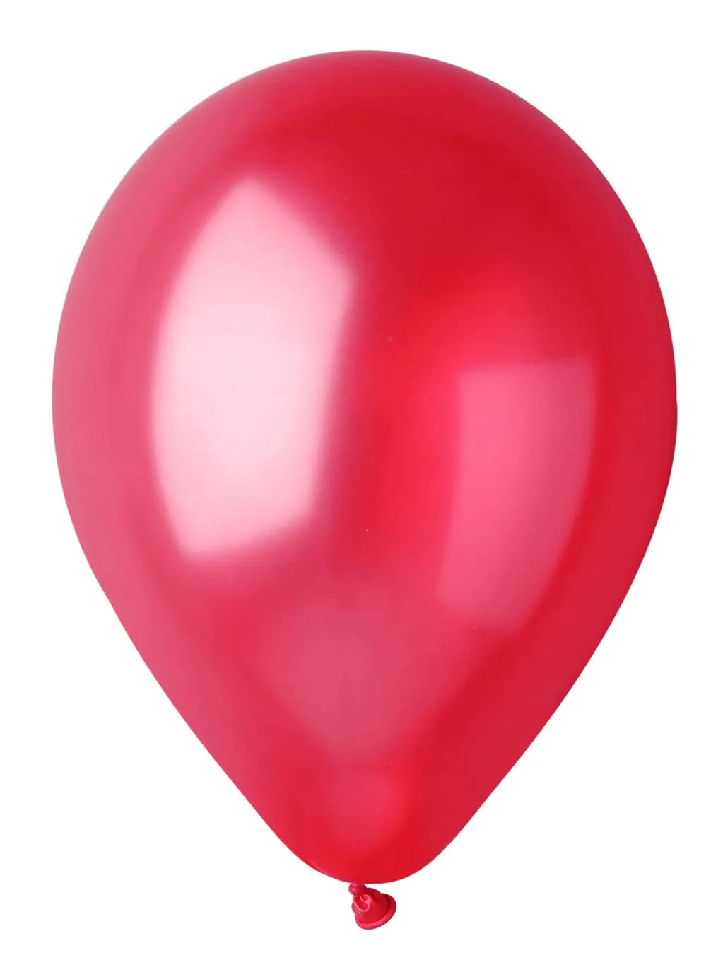 Ciao Busta 100 palloncini perlati in lattice naturale G120 (Ø 33cm / 13''), rosso perlato - immagine 1