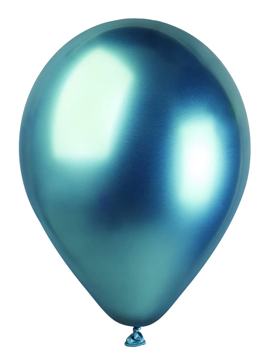 Ciao 50 palloncini metallizzati in lattice naturale G120 (Ø 33cm / 13"), blu metallizzato - immagine 1