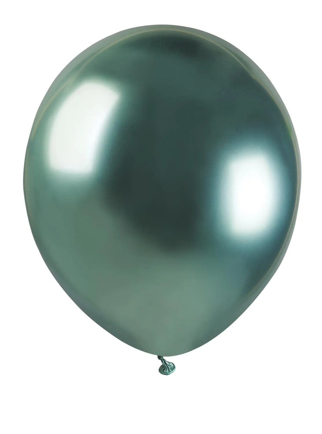 Ciao 100 Palloncini in Lattice Metallizzato A50 (13cm / 5"), Verde Metallizzato - immagine 1